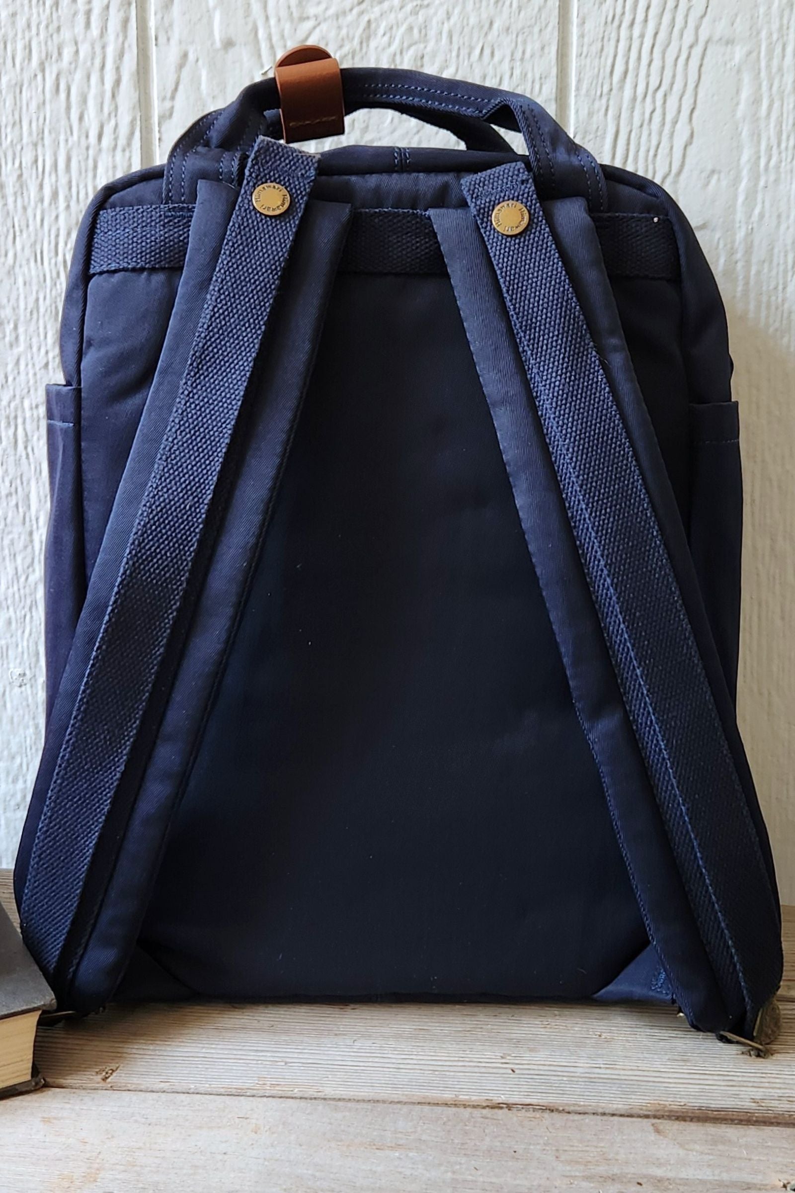 Navy Vintage Style Backpack