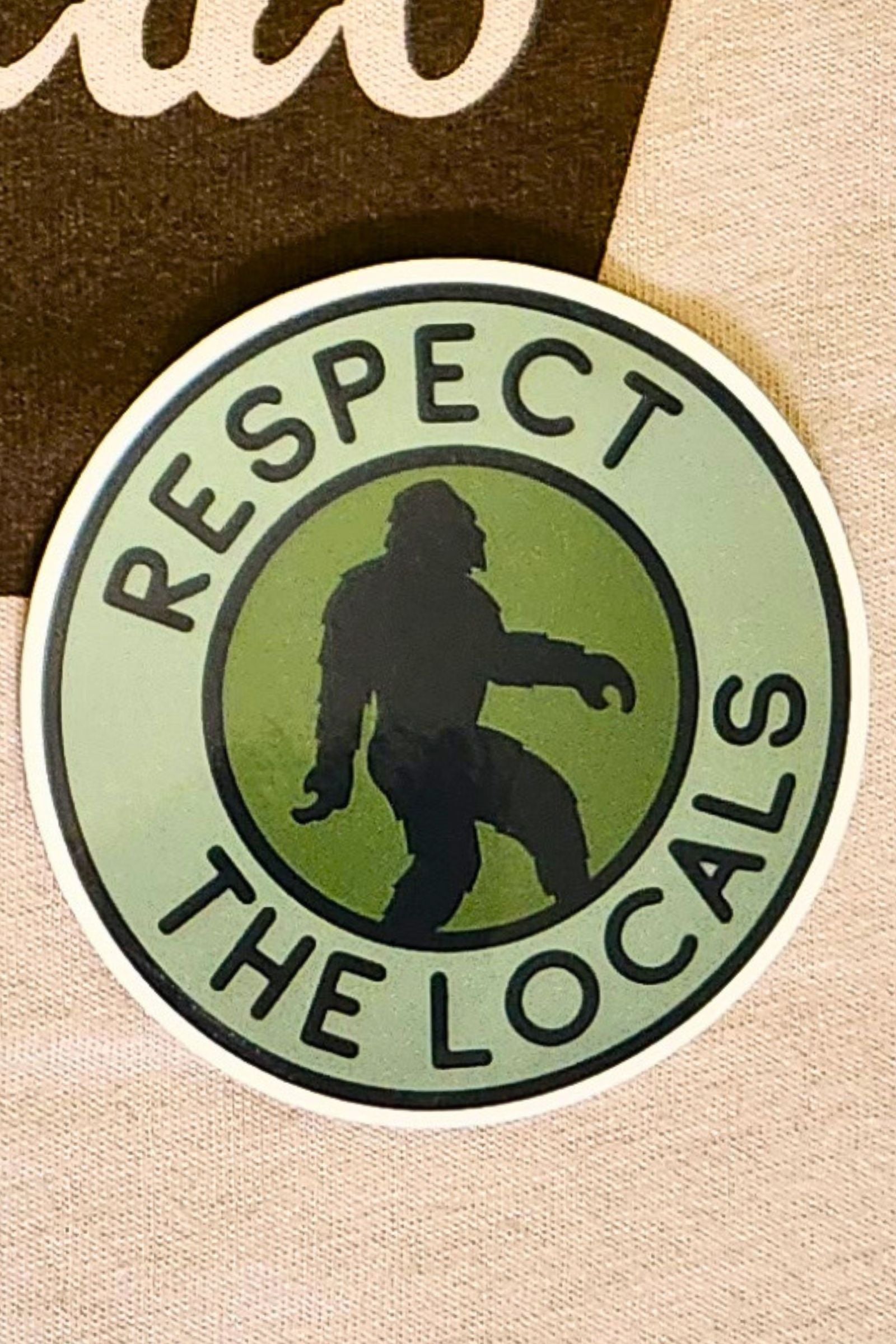 Respect the Locals Sasquatch Sticker