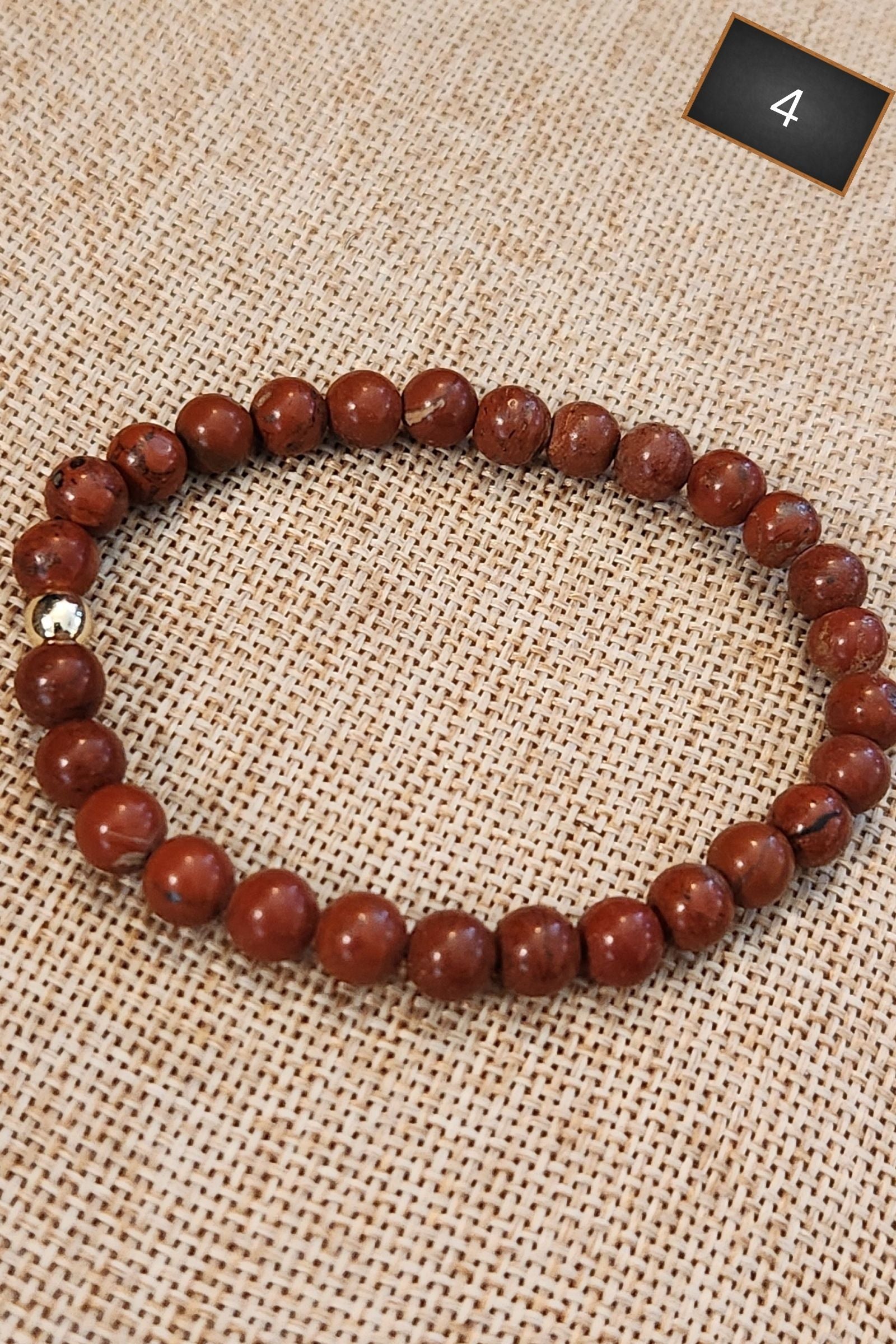 Giada Unakite Gold Stretch Bracelets