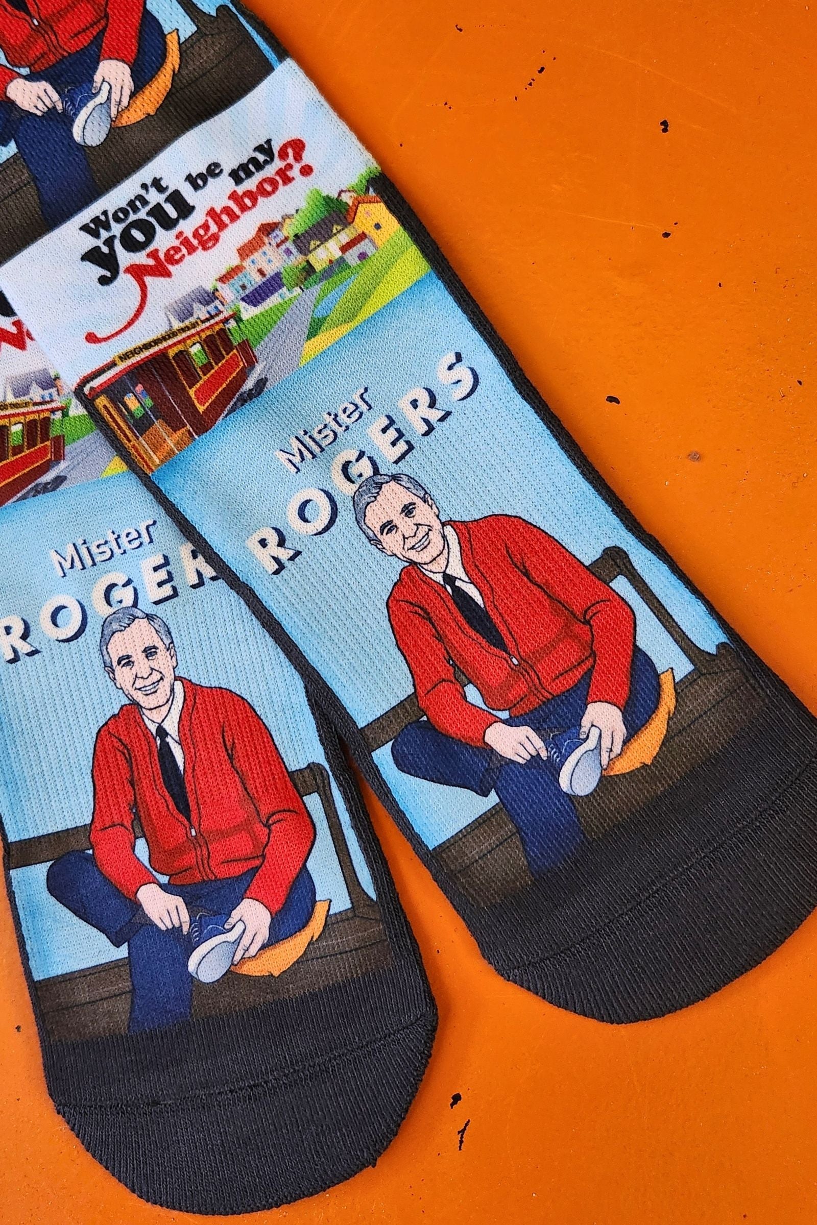 Won't You be my Neighbor Men's Crew Socks