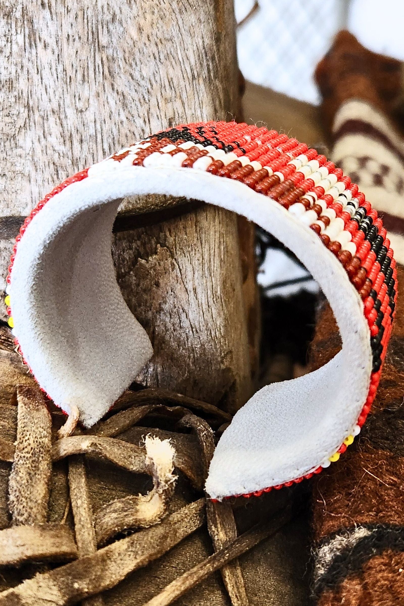 Beaded Horse Cuff