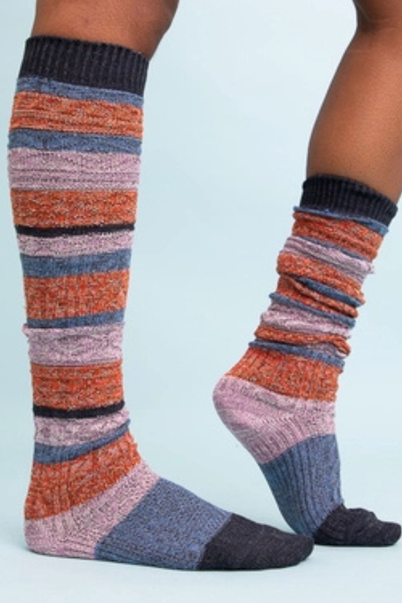 Boho Stripe Boot Socks