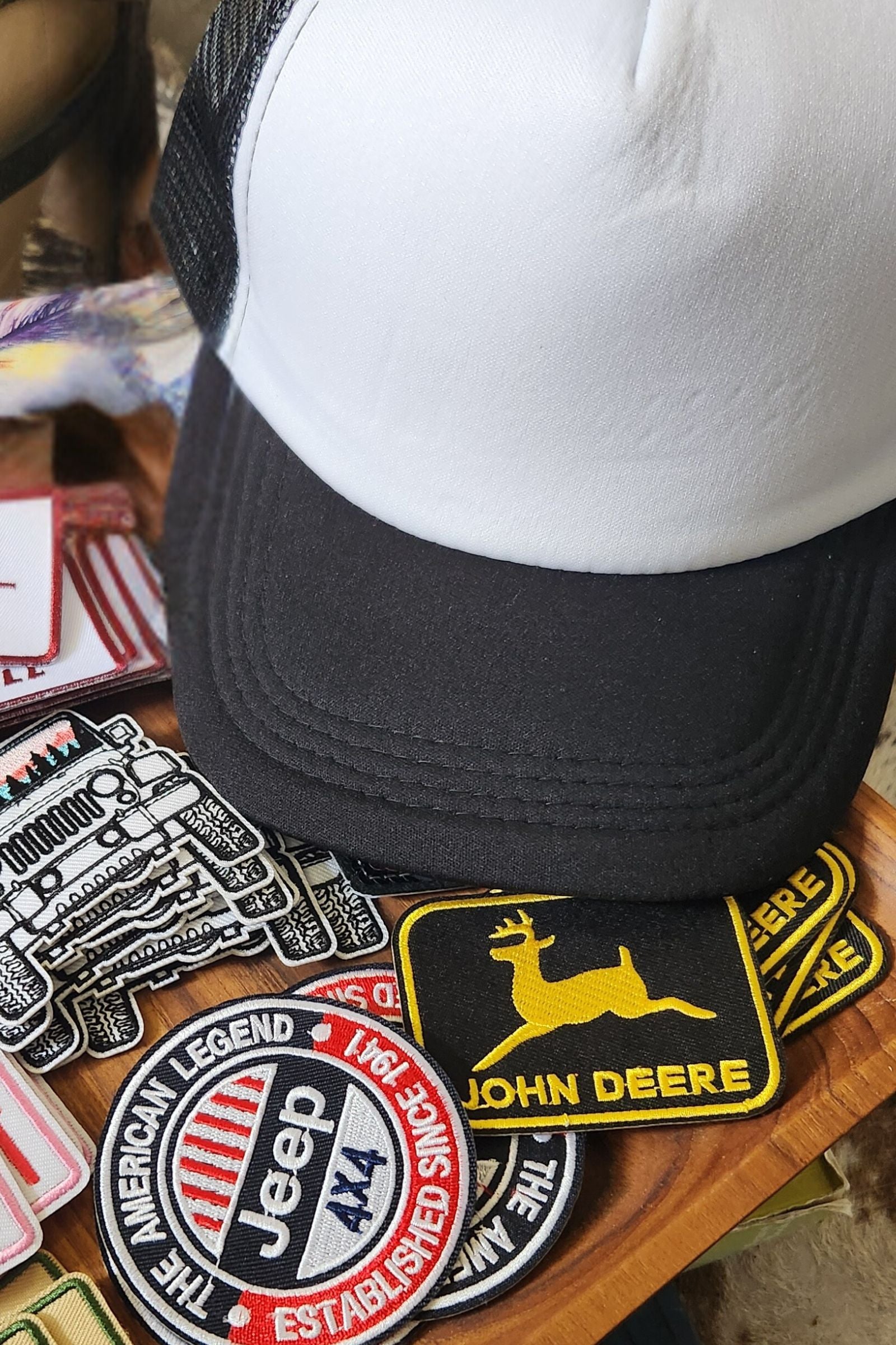 Blank Trucker Hat Black