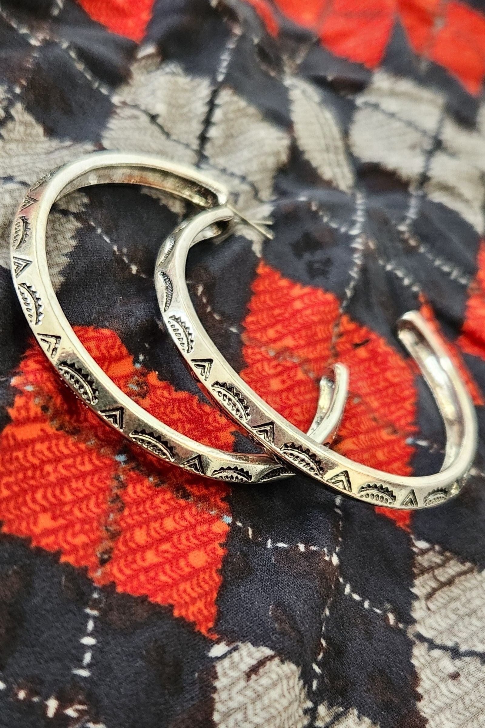 Western Style Open Hoop Earrings