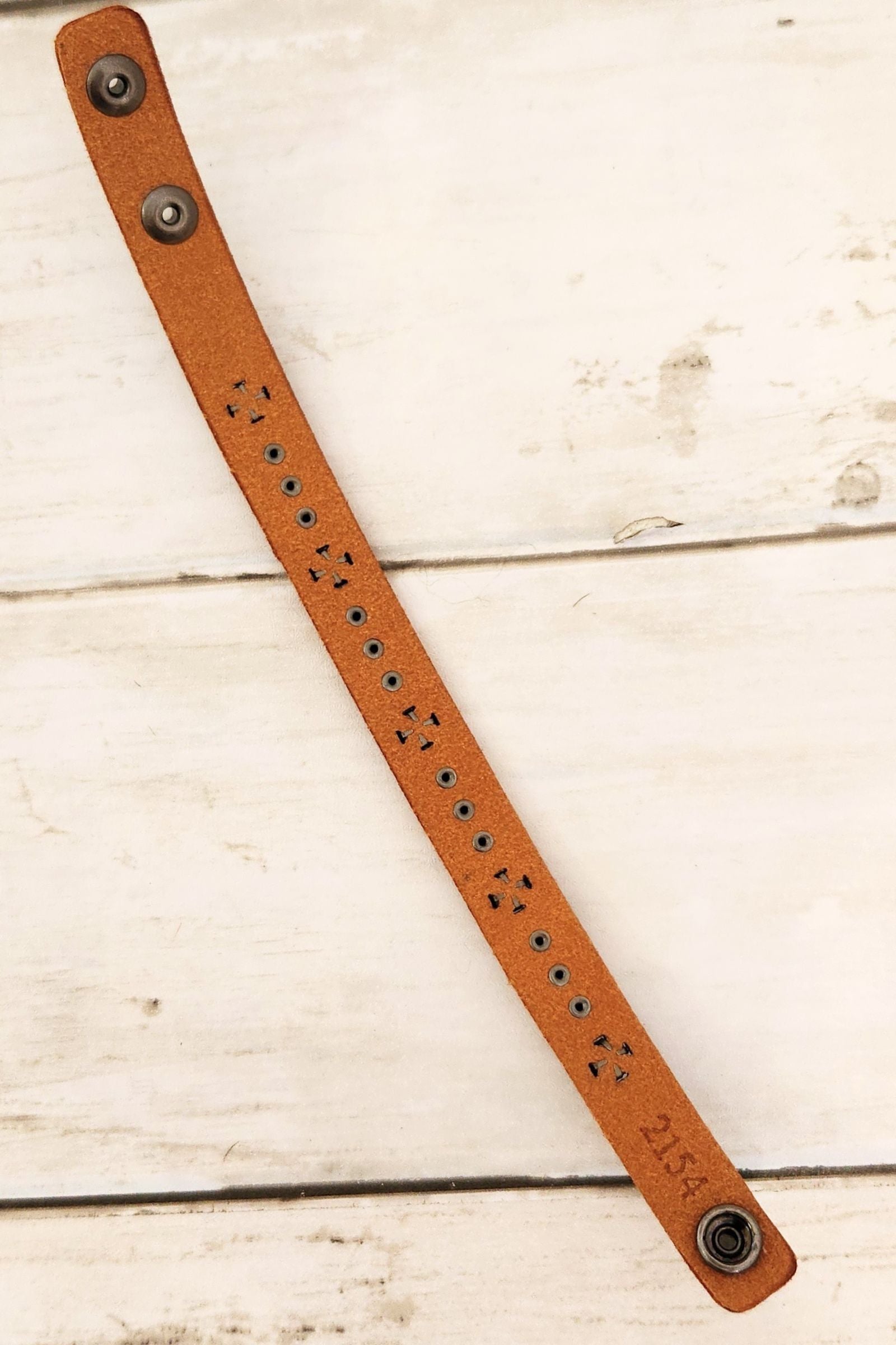 Turquoise Stud Leather Bracelet