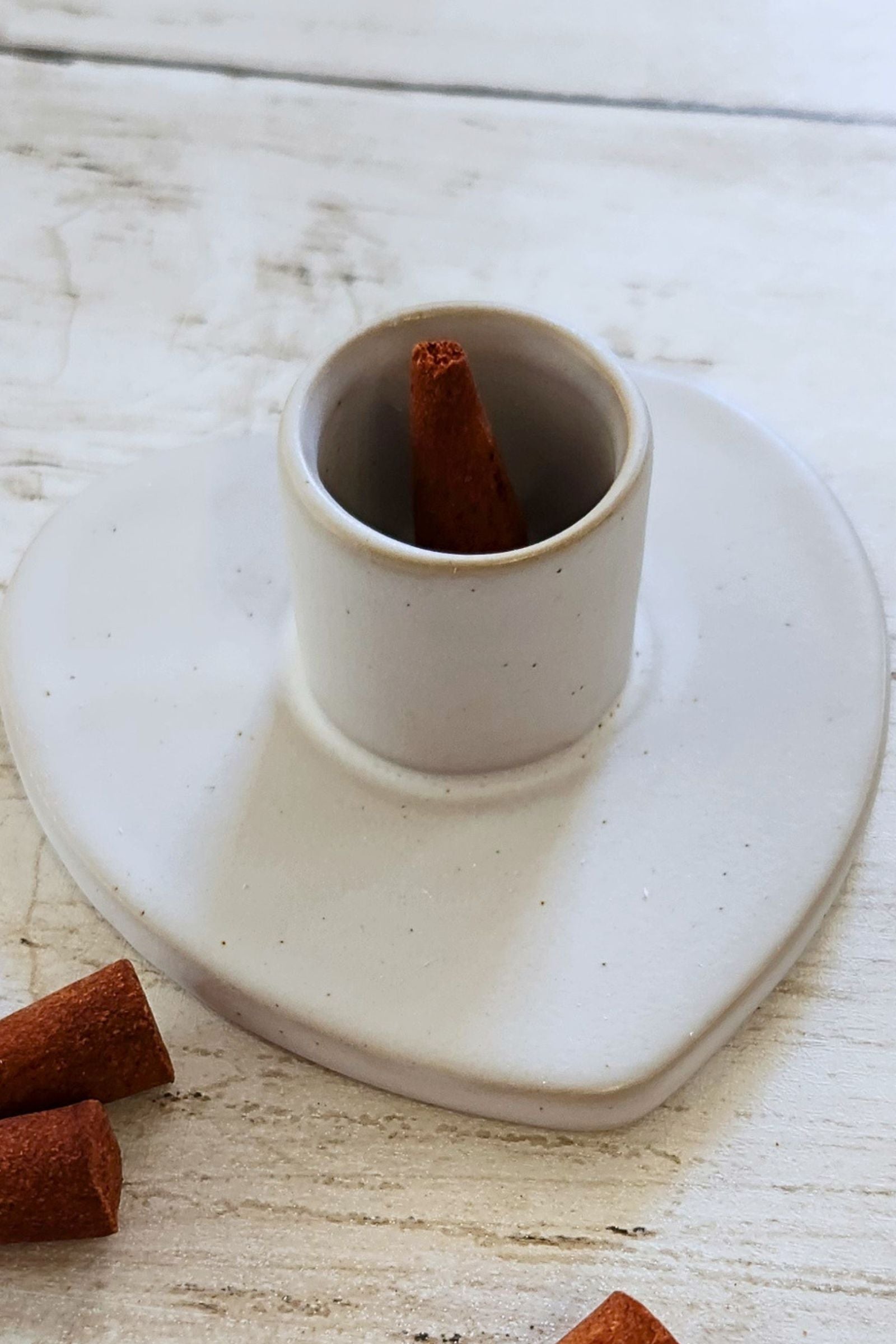 Ceramic Heart Incense Burner