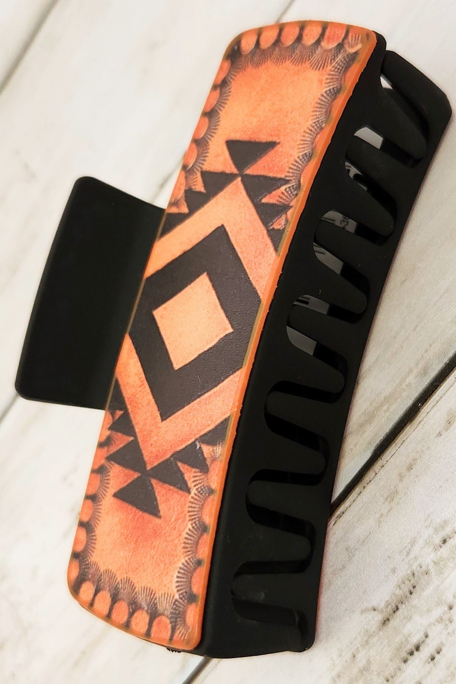 Aztec Sunset Hair Claw Clip