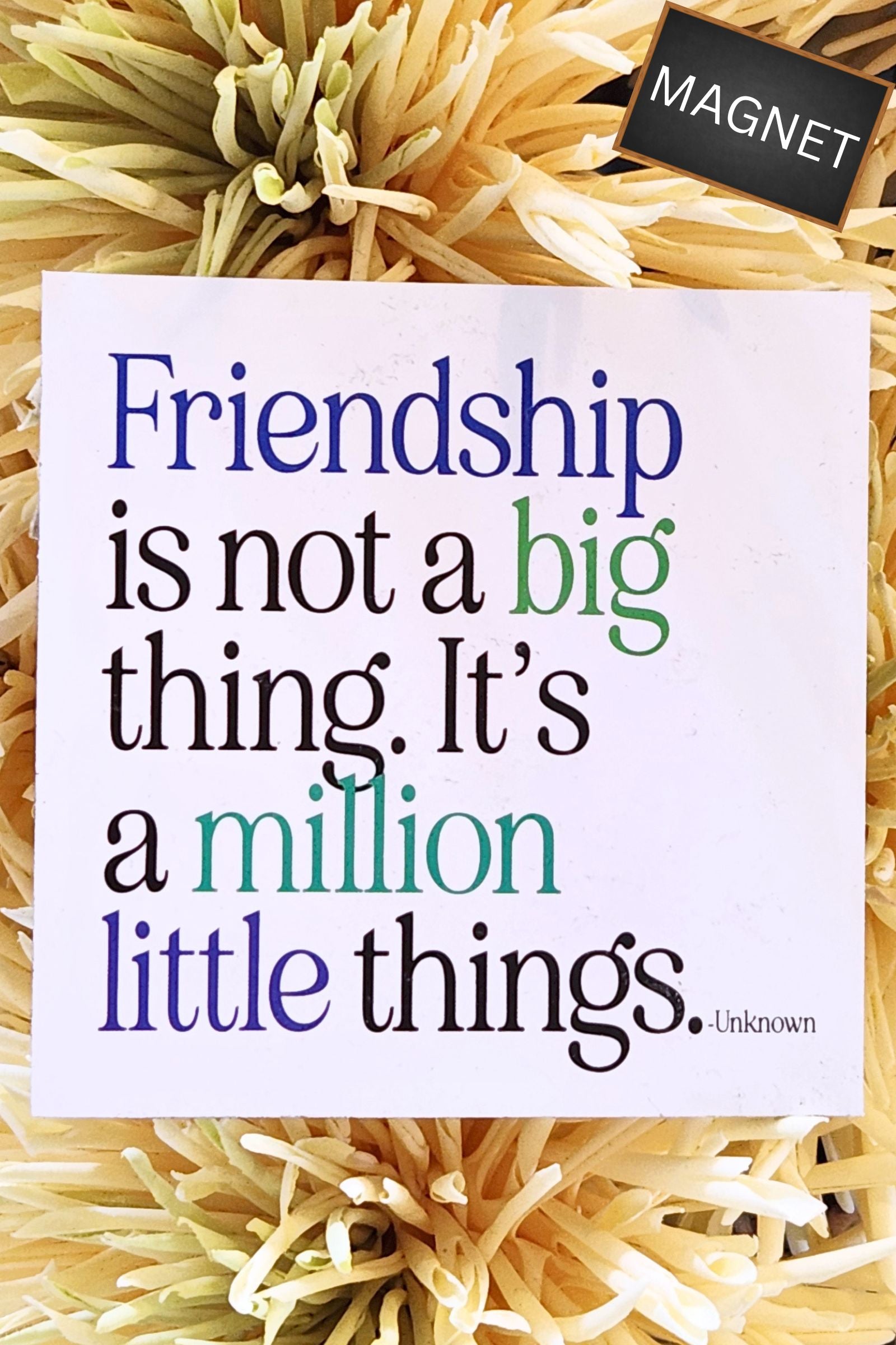 It's a Million Little Things Inspirational Magnet