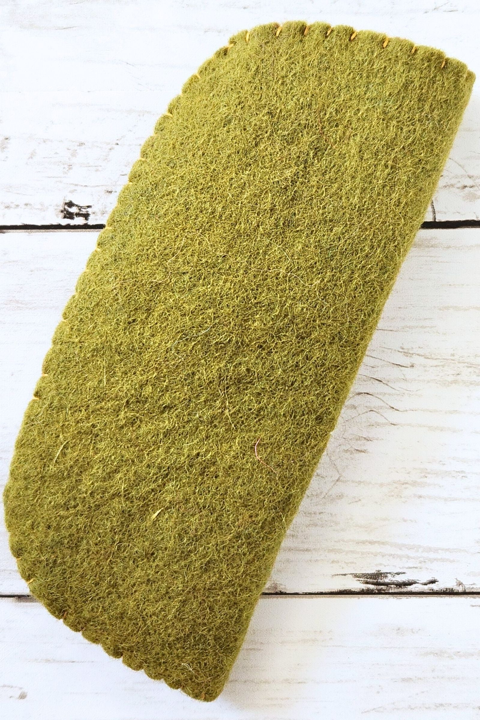 Moss Felted Glass Case