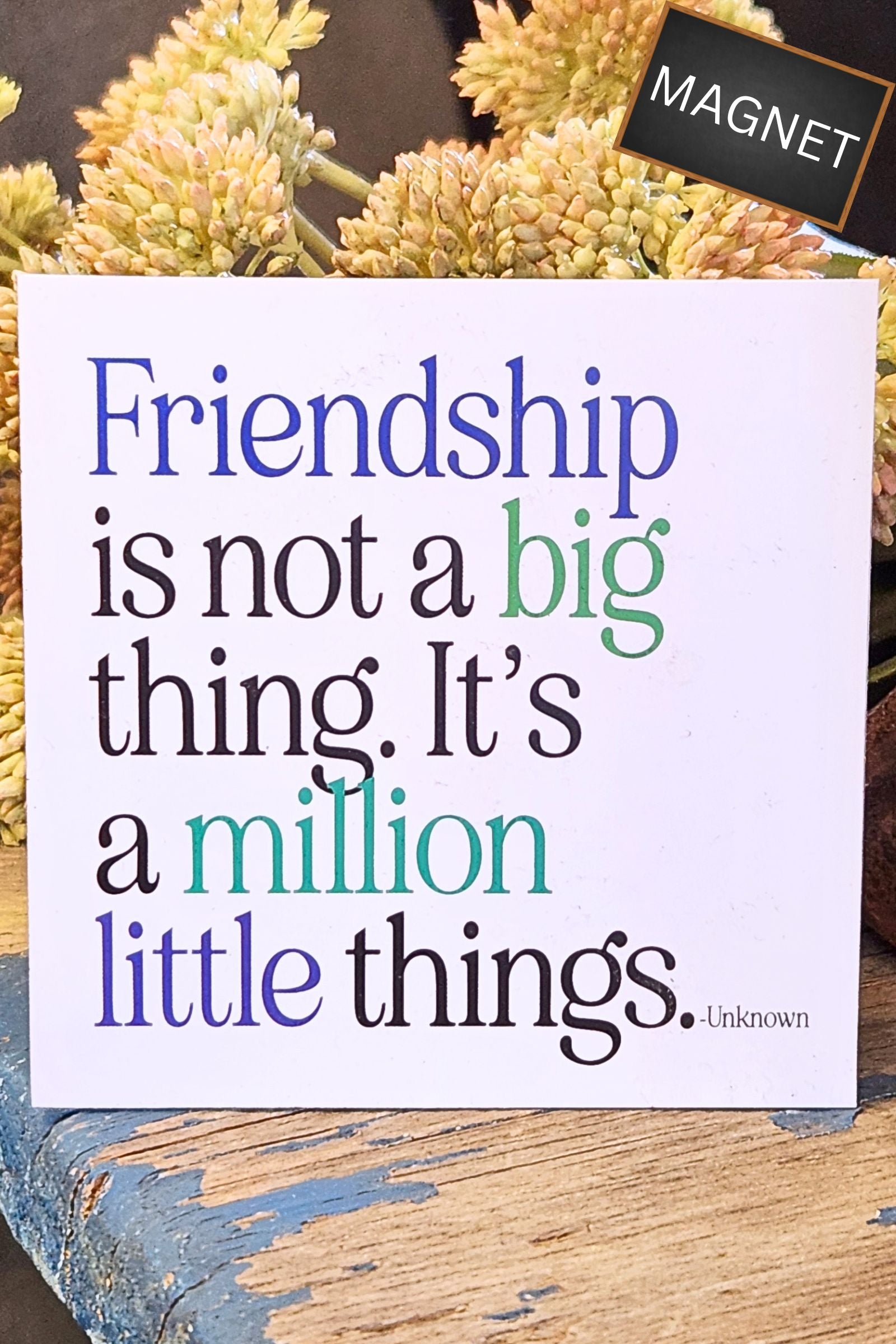 It's a Million Little Things Inspirational Magnet