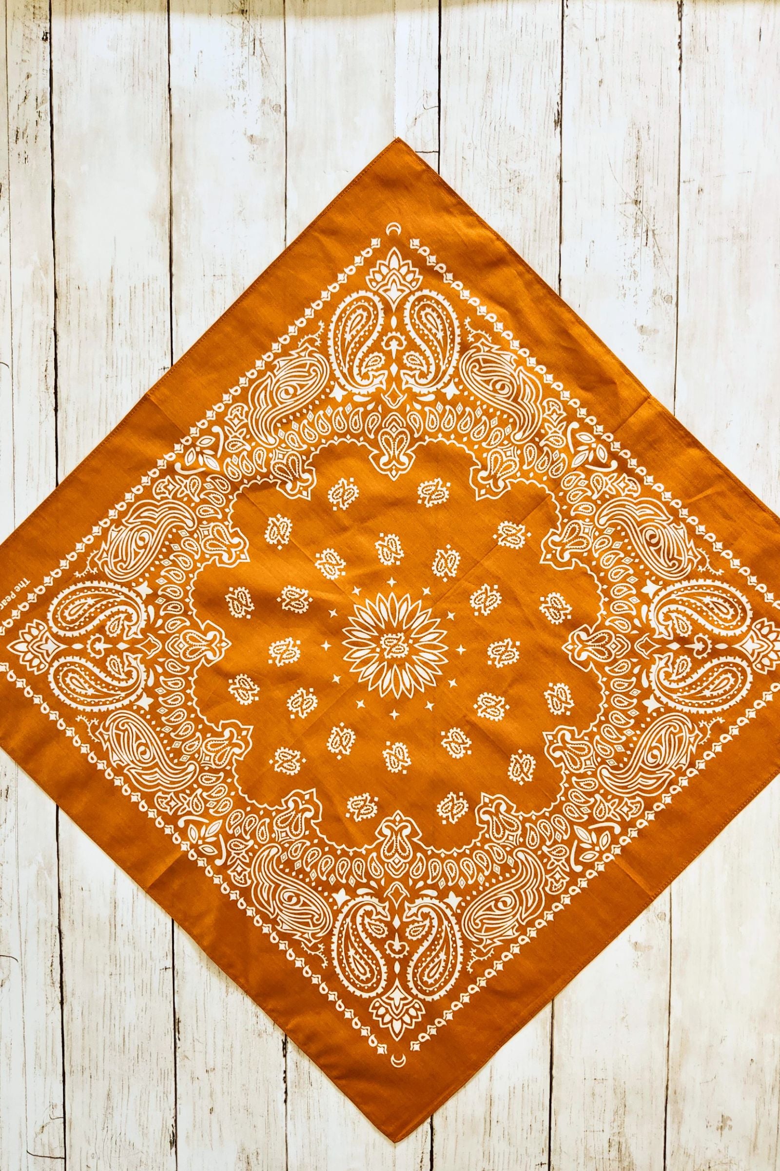 Honey Ginger Paisley Bandana