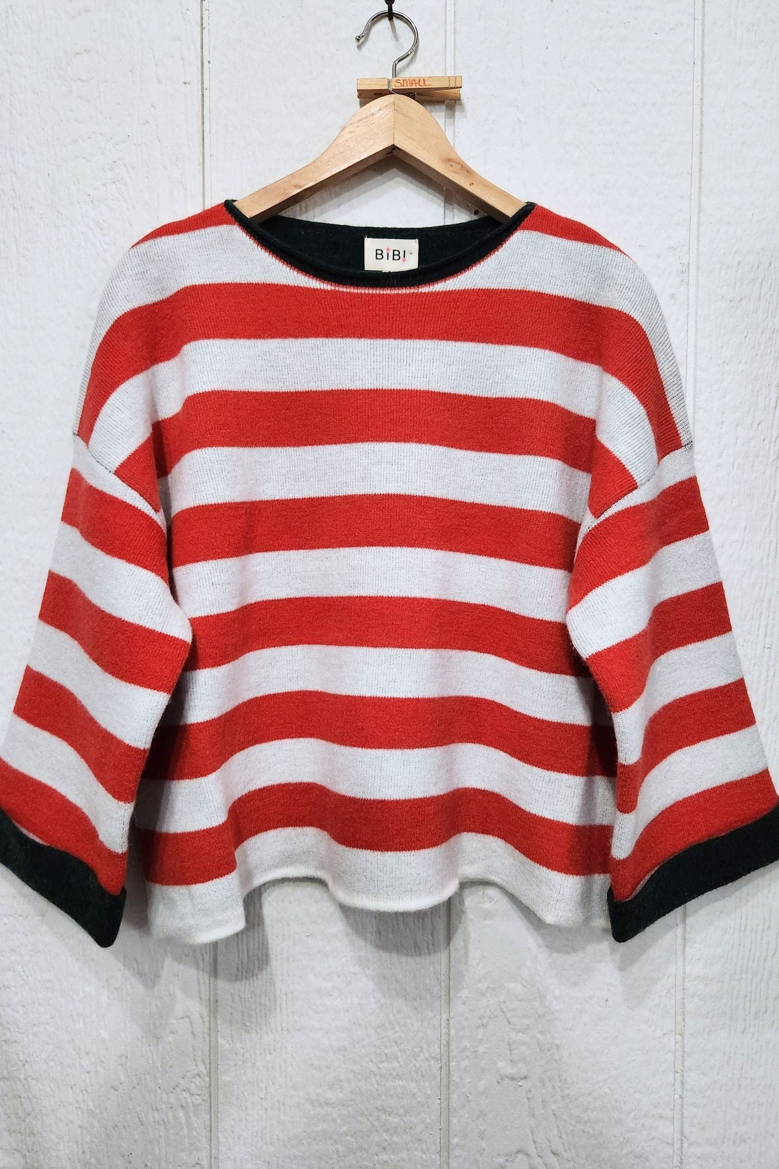 Candy Stripe Reversible Sweater