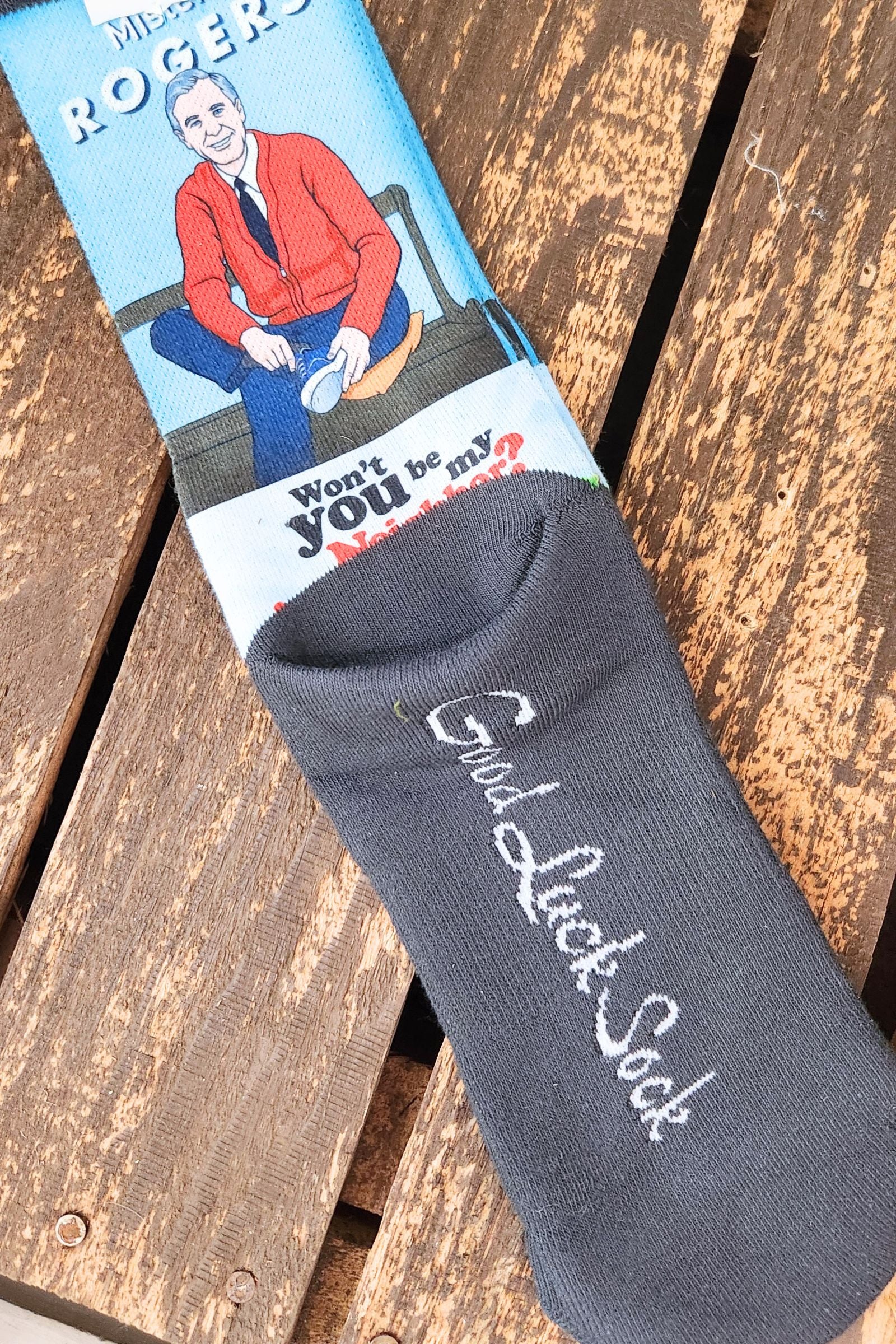 Won't You be my Neighbor Men's Crew Socks