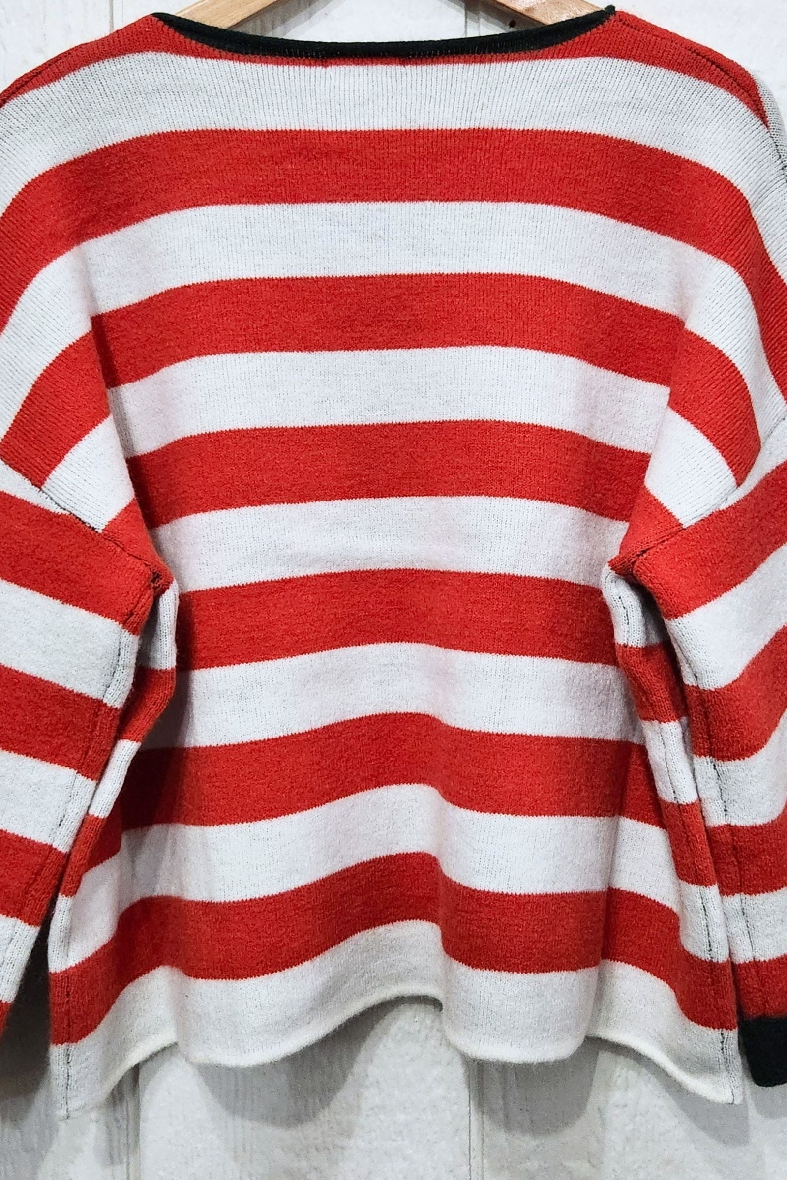 Candy Stripe Reversible Sweater