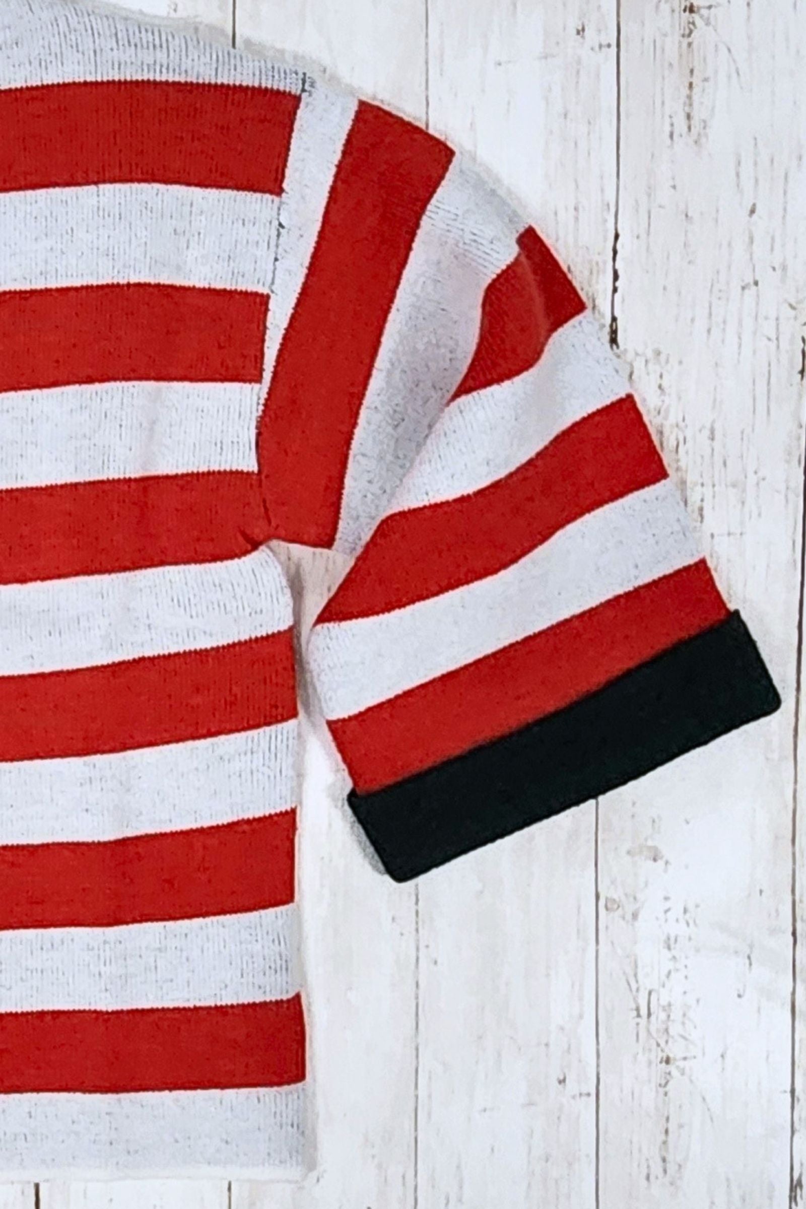 Candy Stripe Reversible Sweater