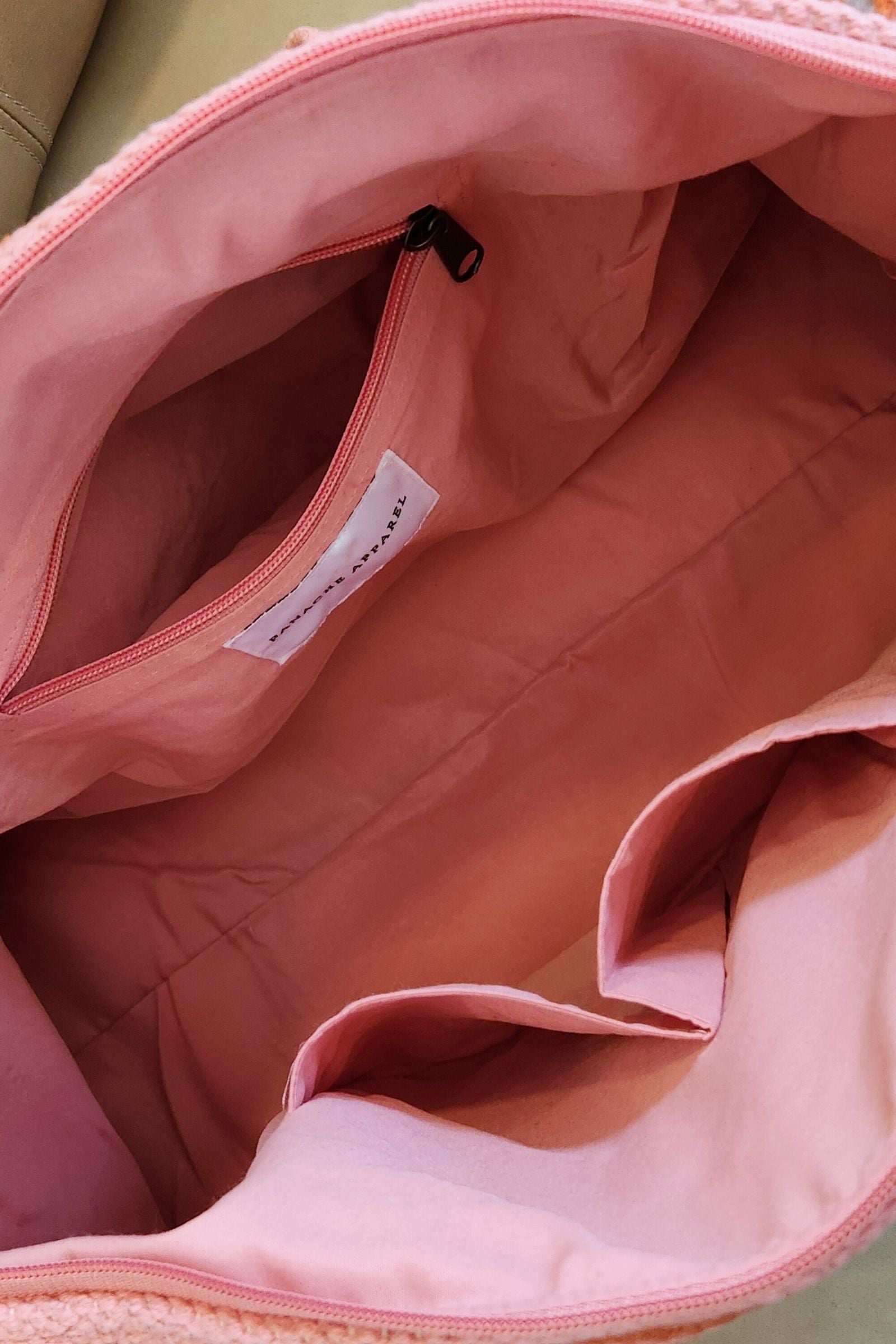 Orange & Pink & Slate Aztec Duffel Bag