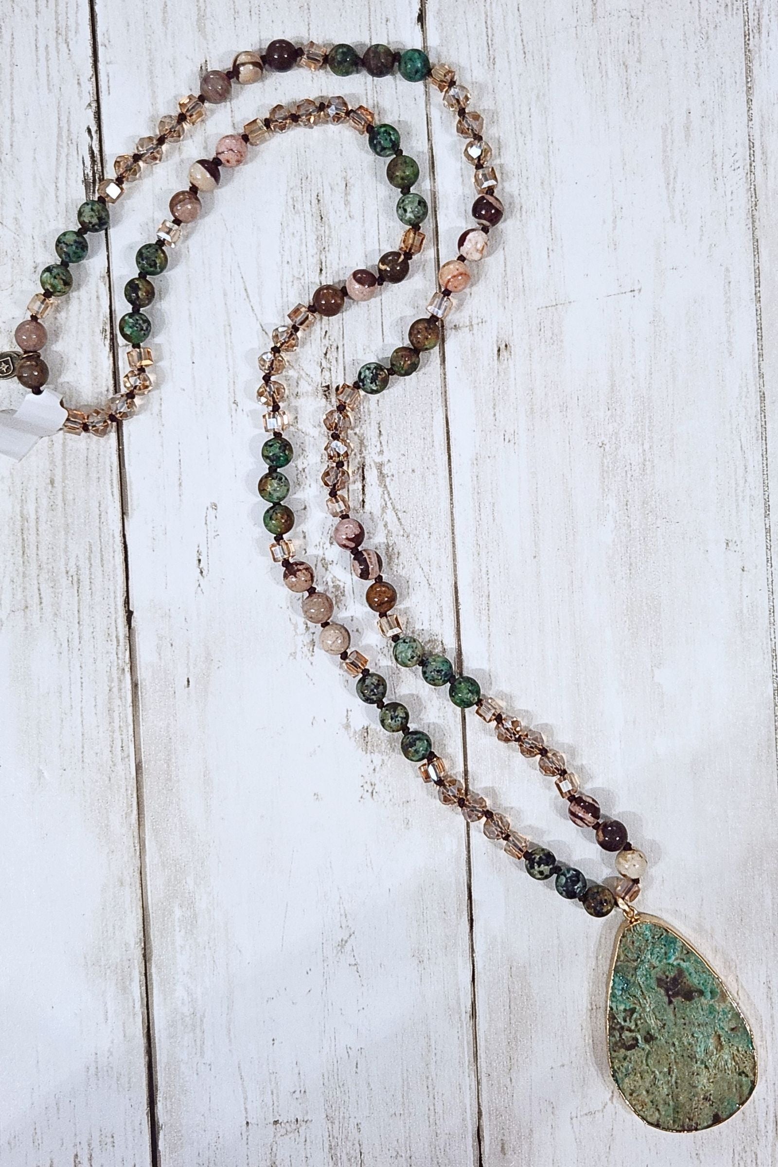Sabrina Turquoise Pendant Necklace