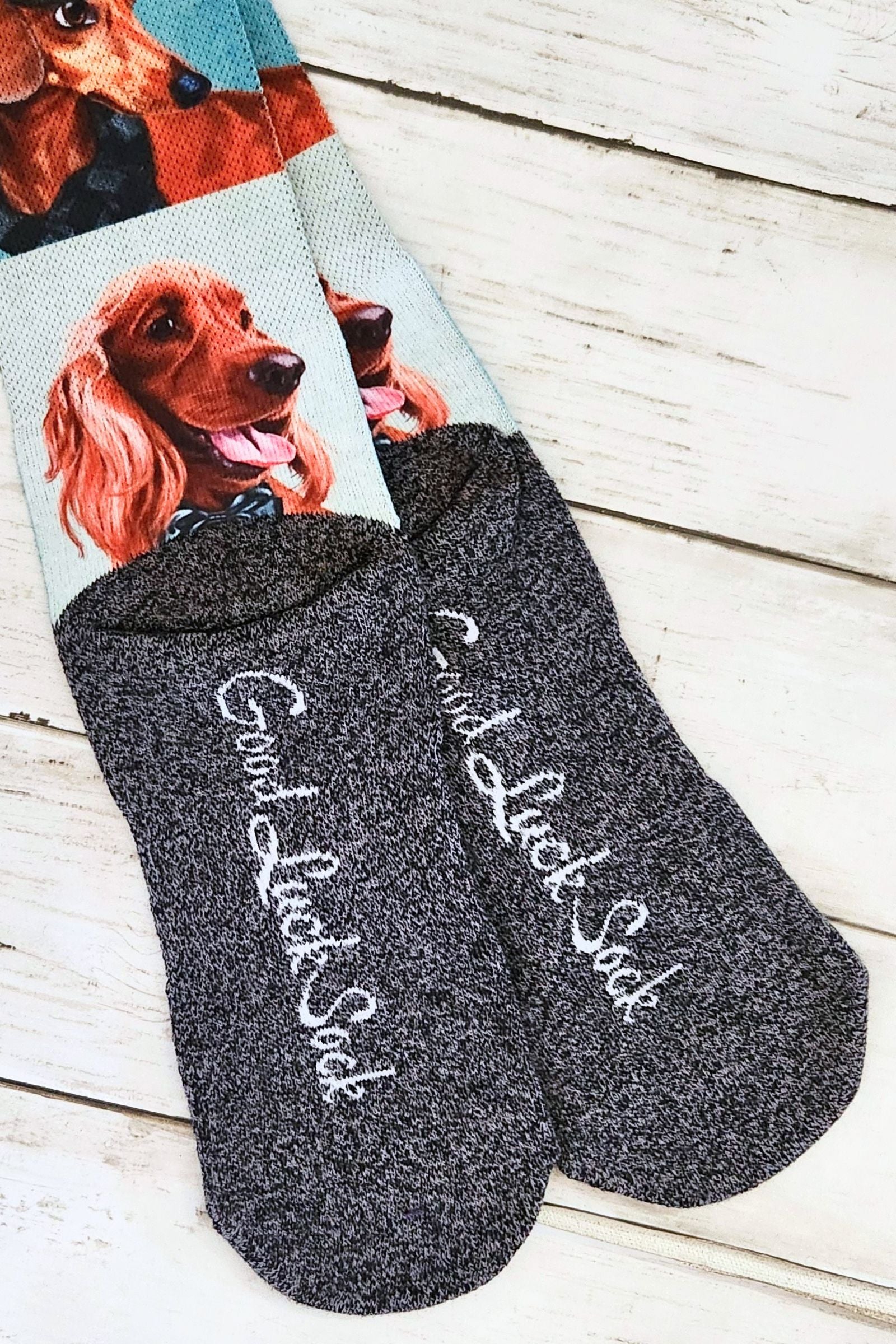 Dashing Dogs Men's Crew Socks