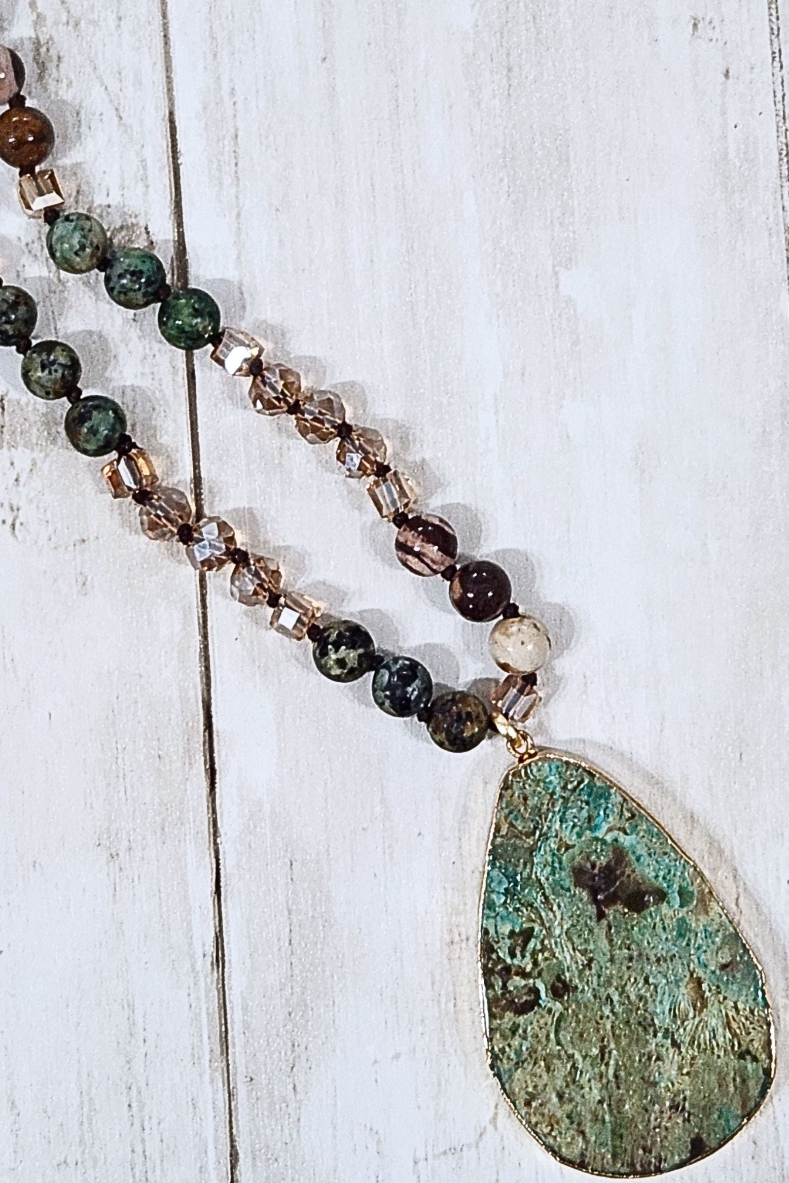 Sabrina Turquoise Pendant Necklace