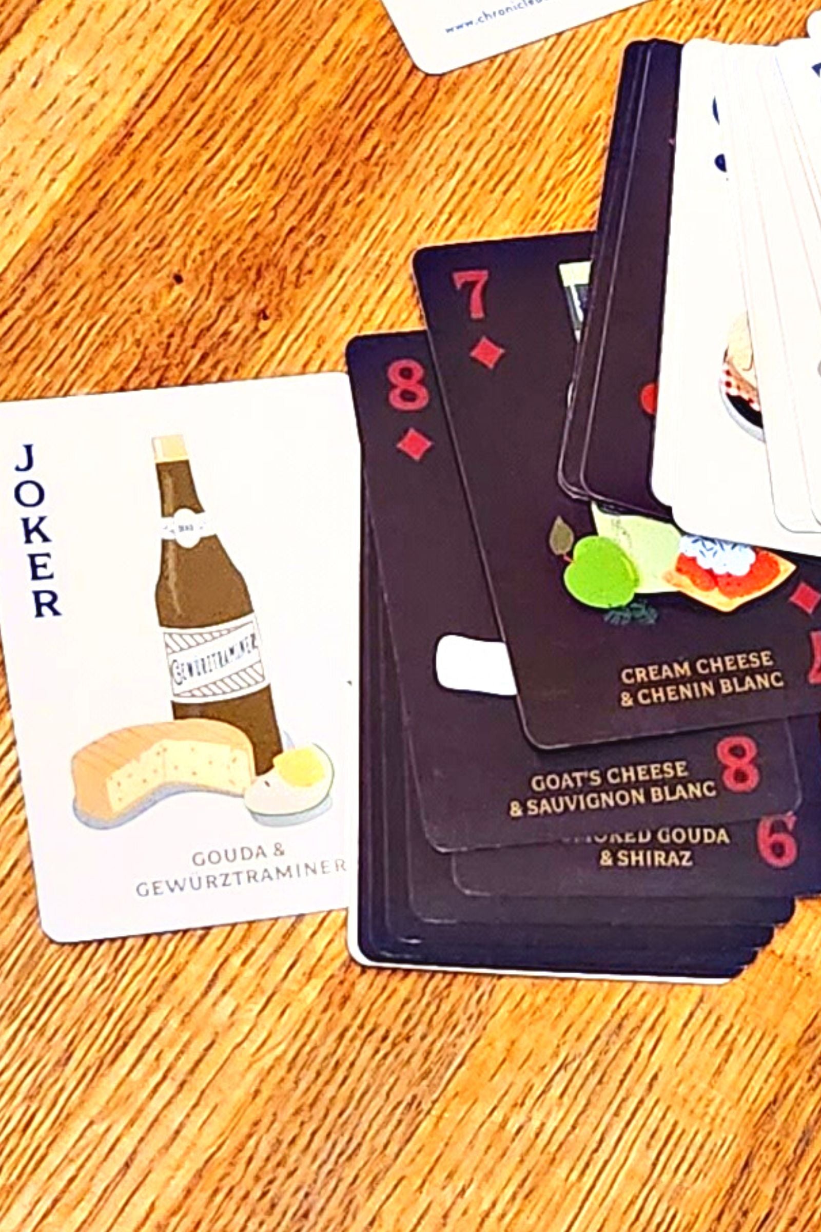 Cheese & Wine Playing Cards