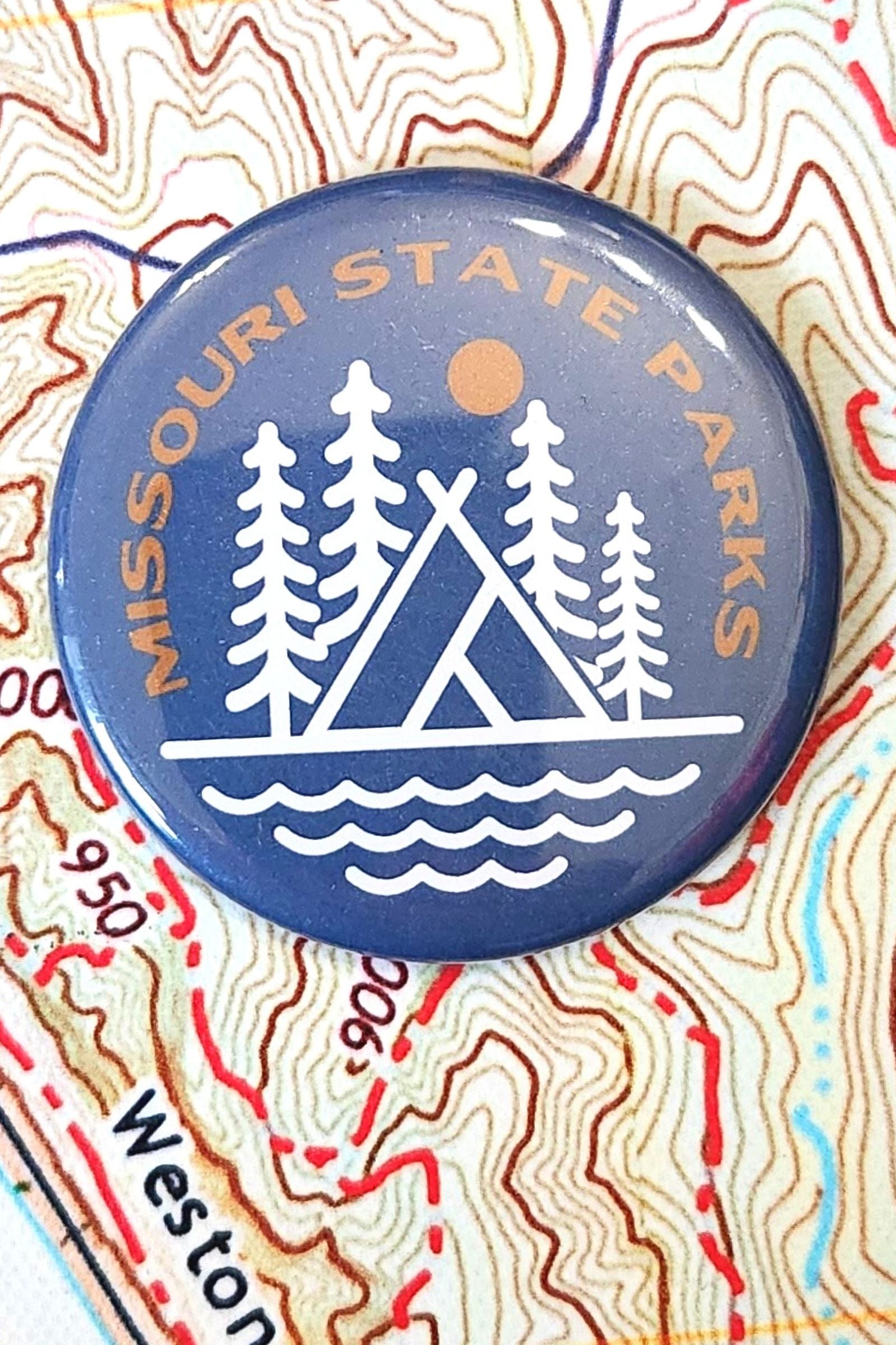 Missouri State Parks Navy Magnet