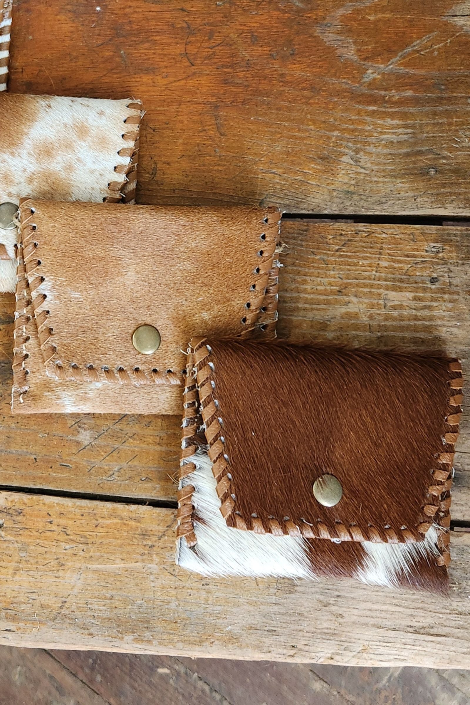 Cute Side Cowhide Coin Purse