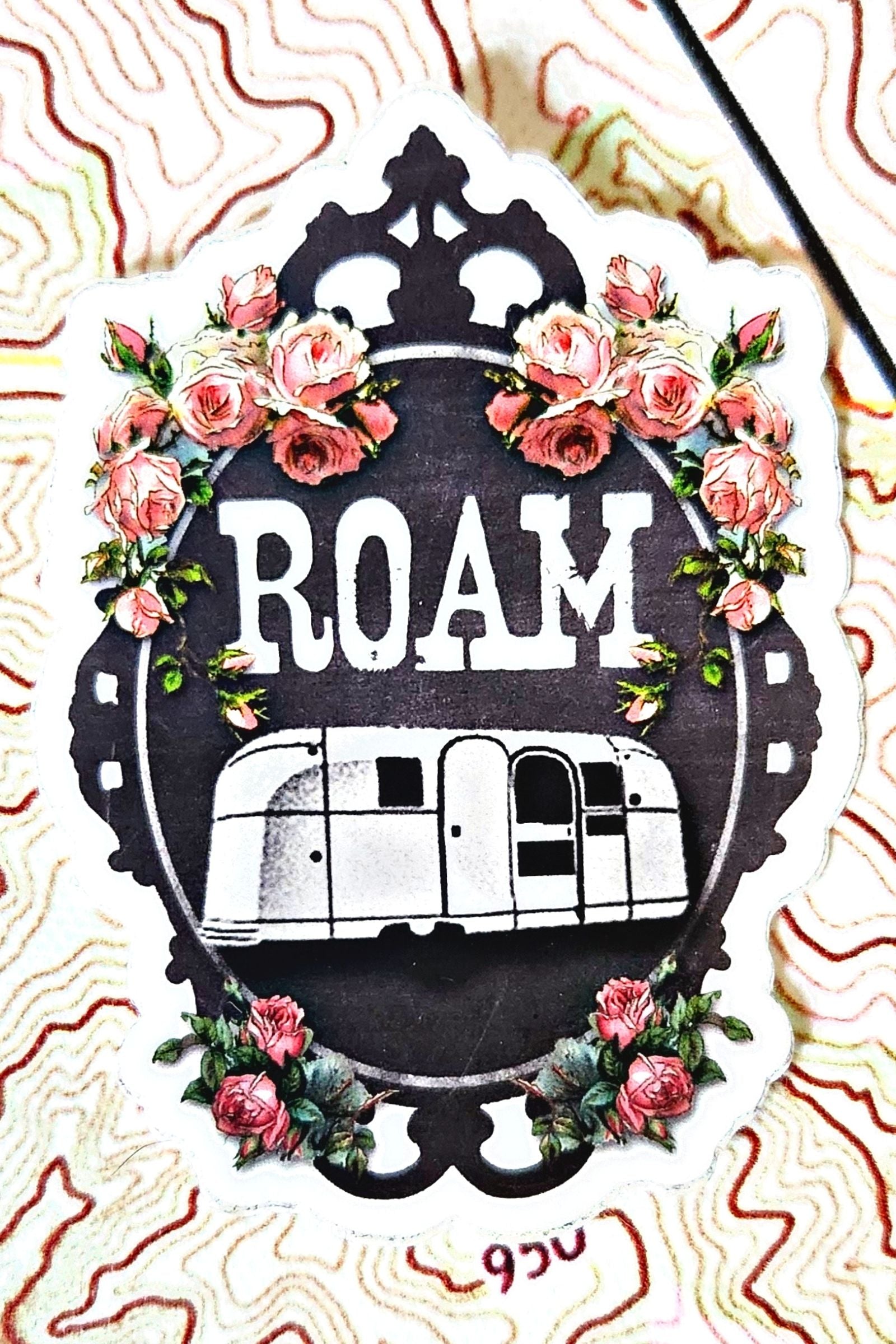 ROAM Vintage Trailer Sticker