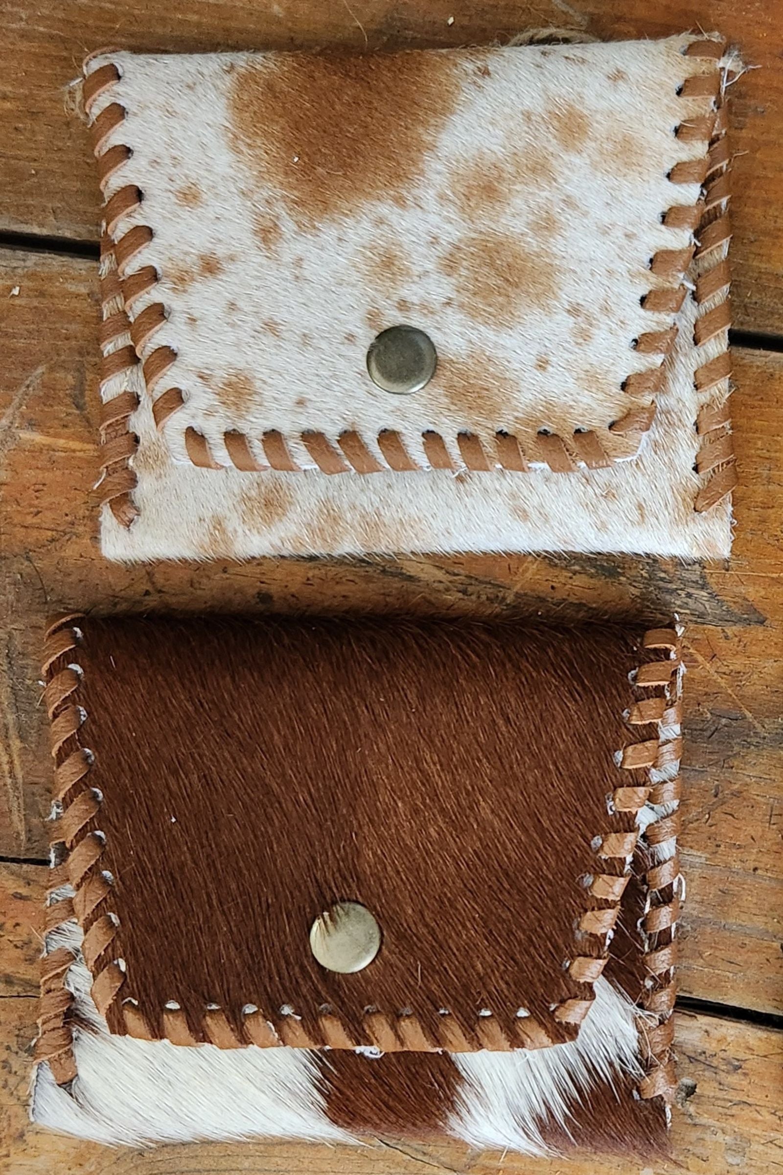 Cute Side Cowhide Coin Purse