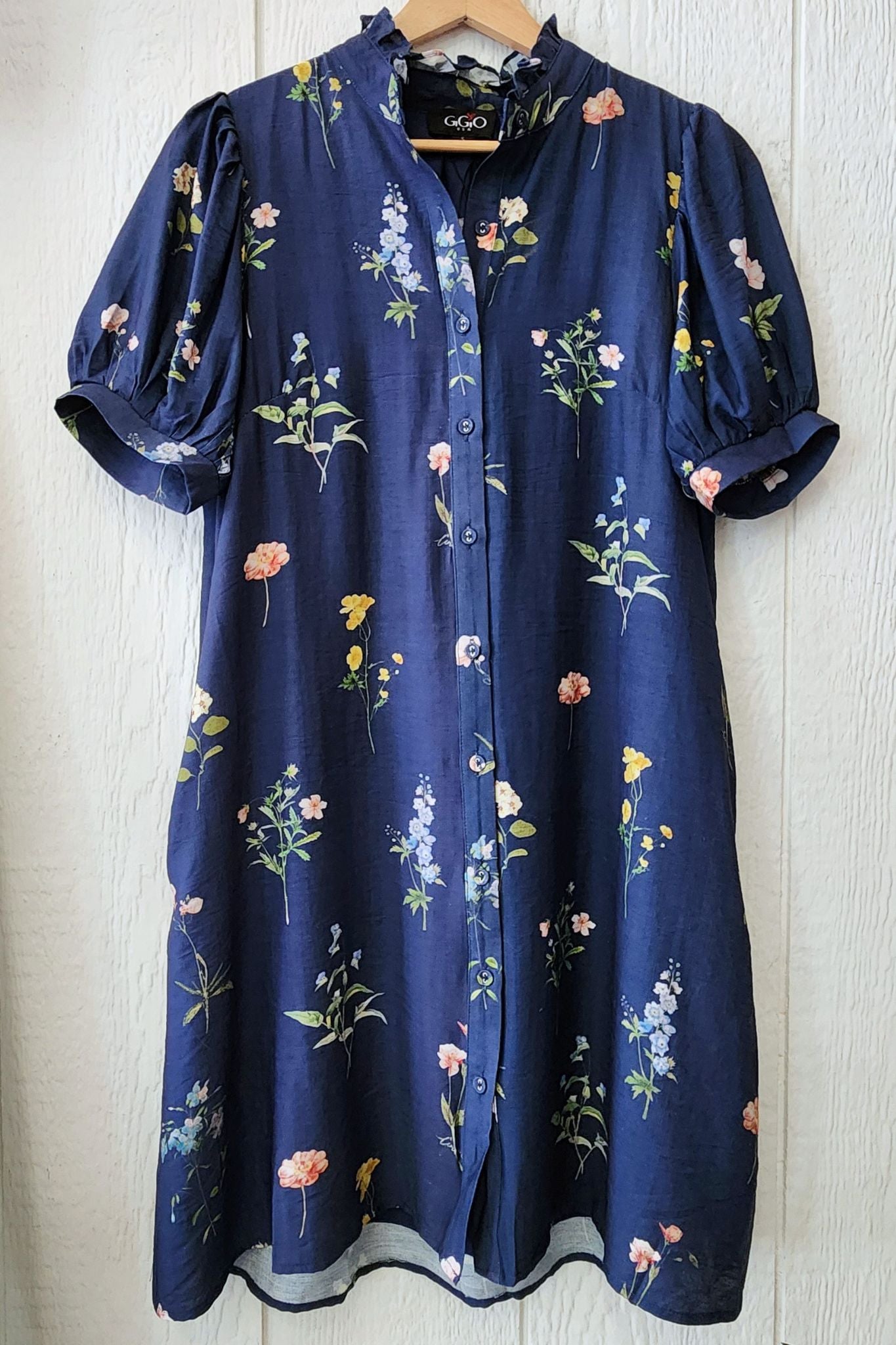 Wildflower Floral Button Down Dress