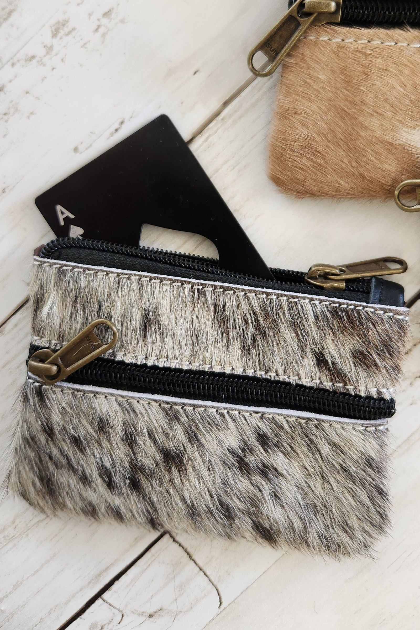 Cowhide Leather Coin Purse
