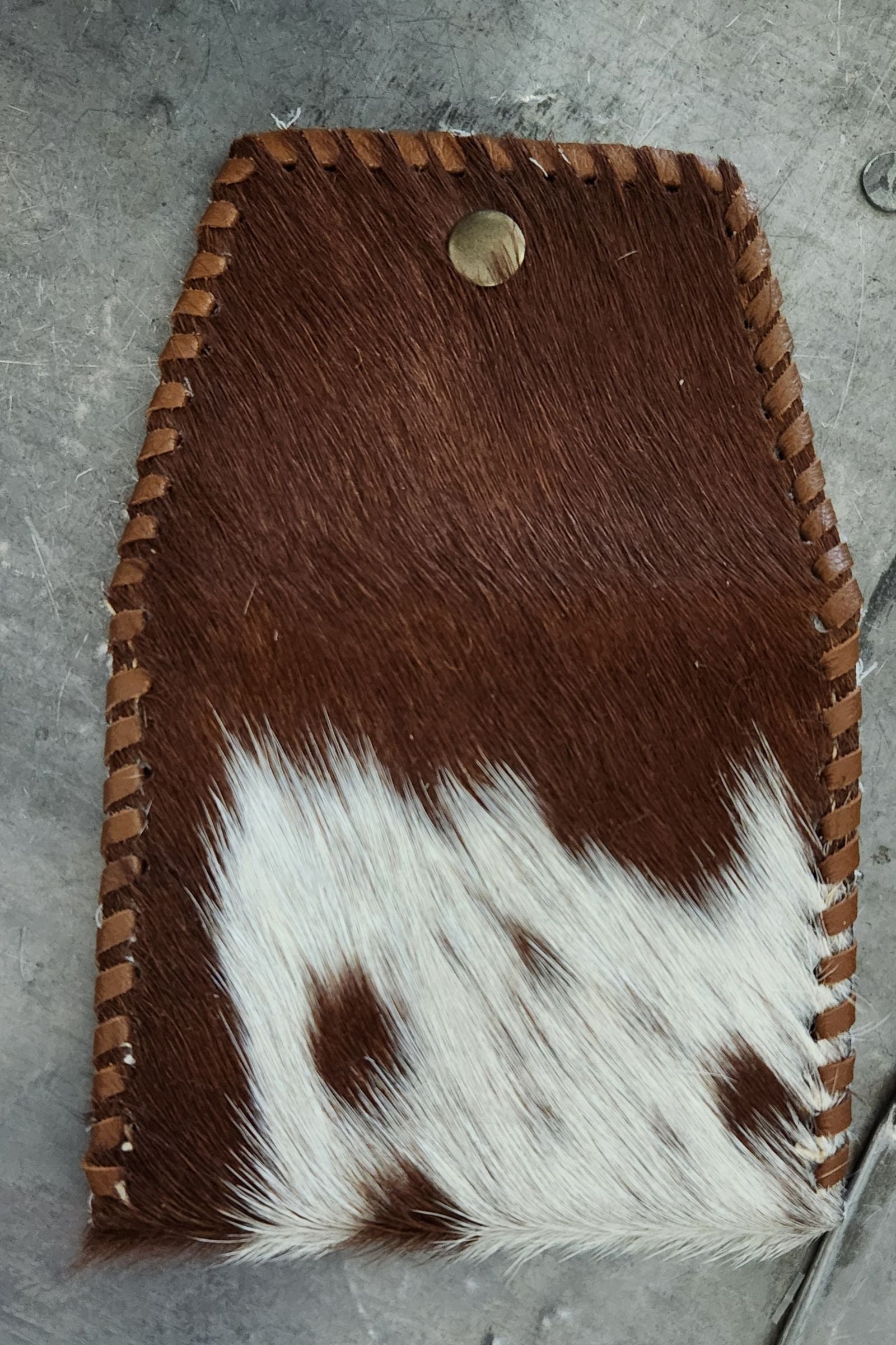 Cute Side Cowhide Coin Purse