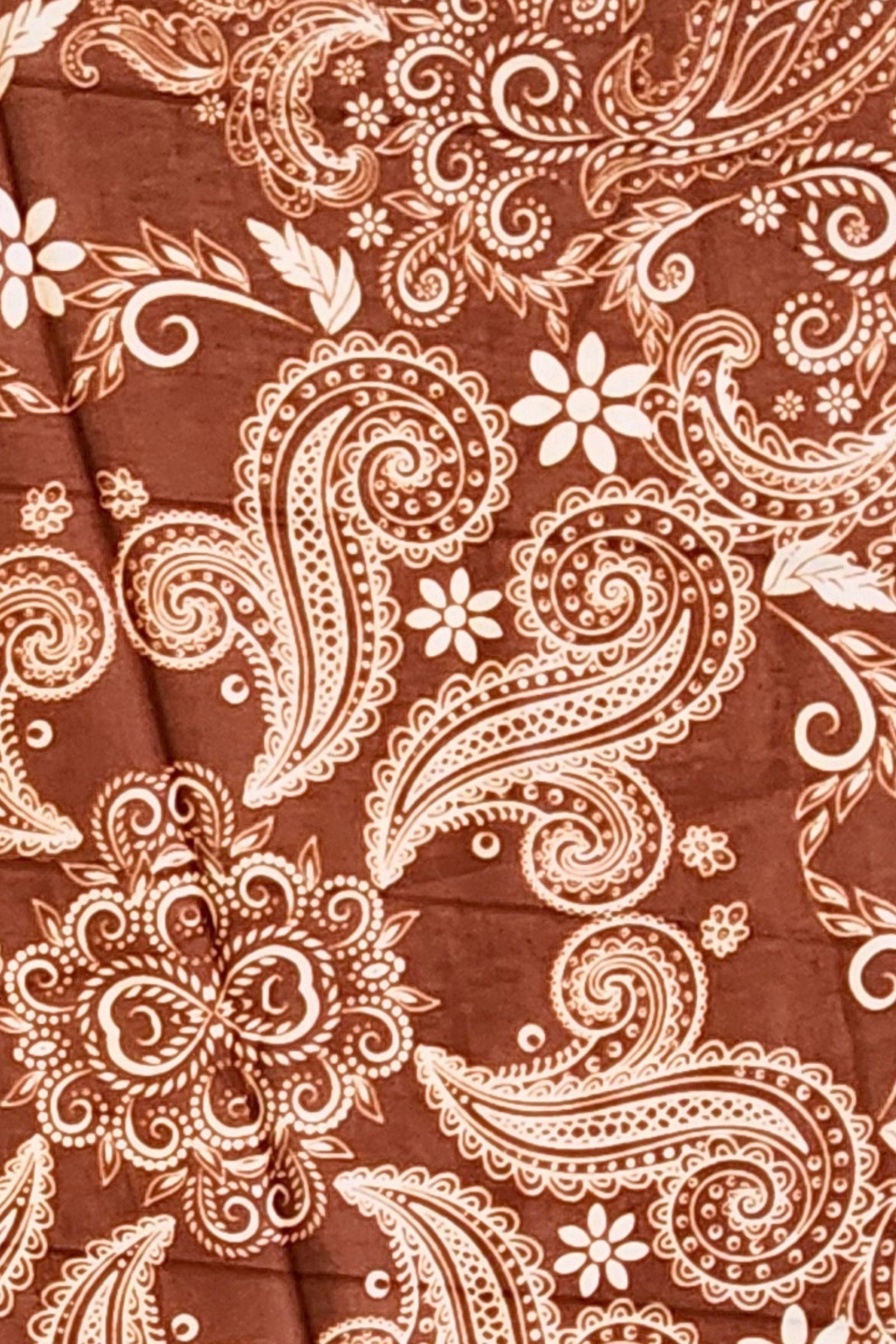 Vintage Pattern Rust Bandana