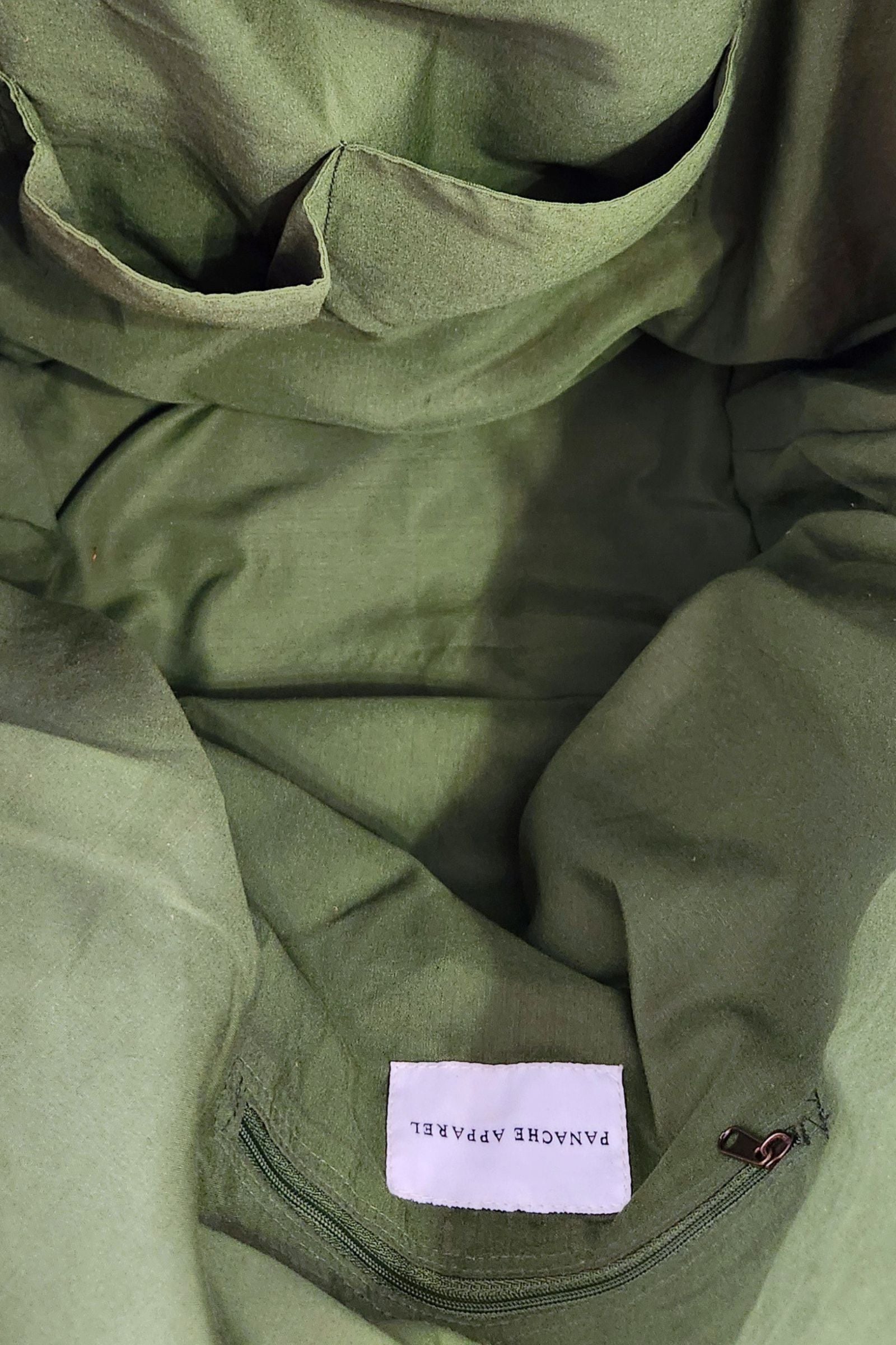 Olive & Cream Diamond Tote Bag