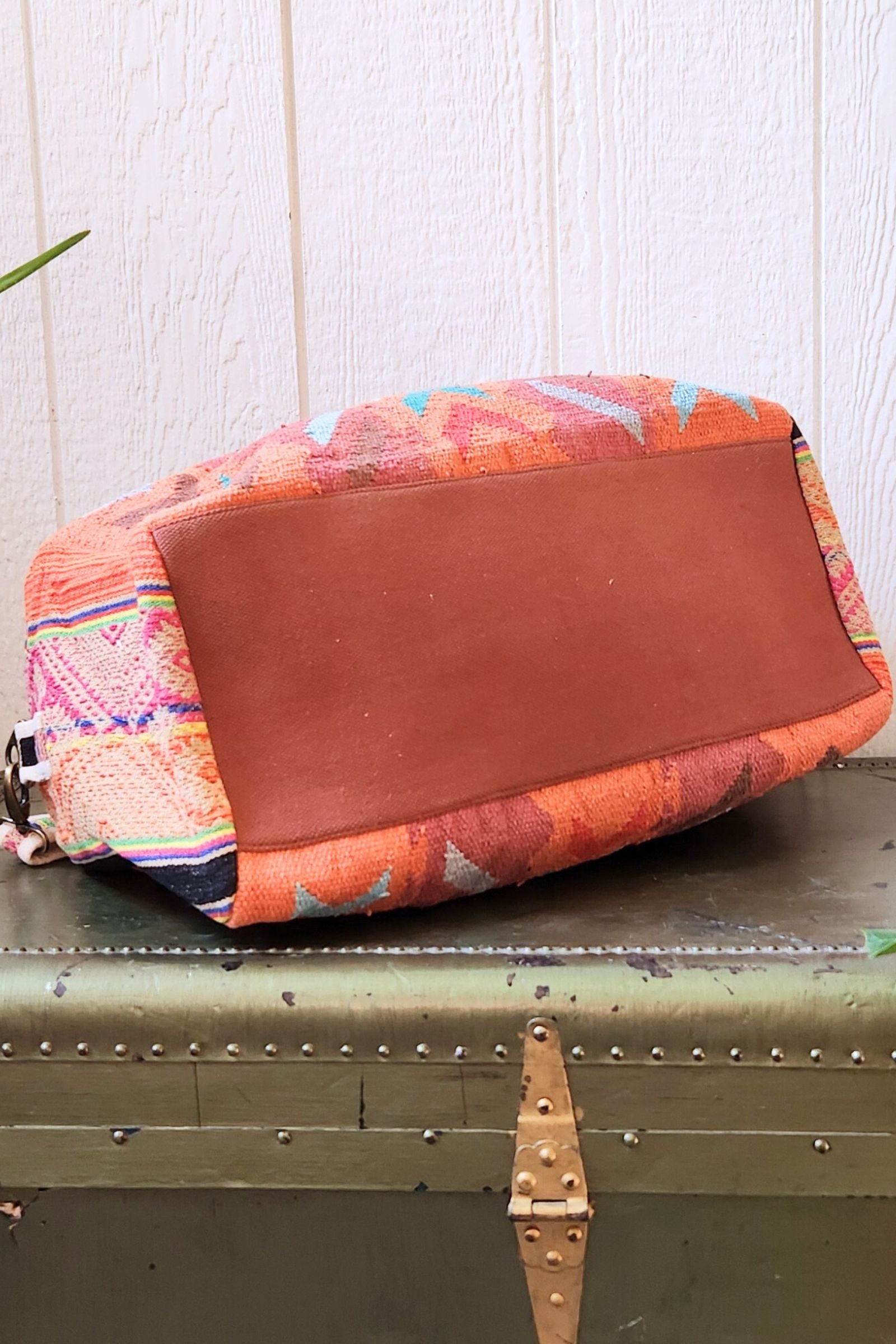 Multicolor Aztec Duffel Bag