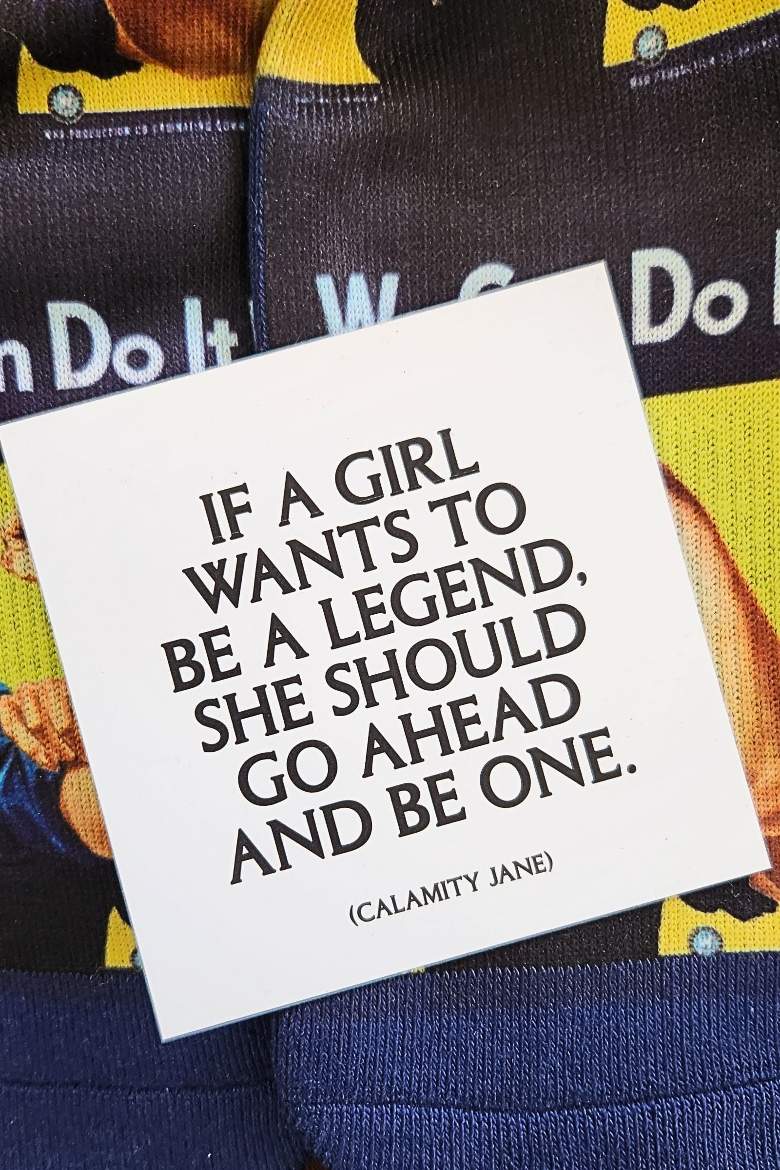 I Figure if a Girl Wants to be a Legend Inspirational Magnet