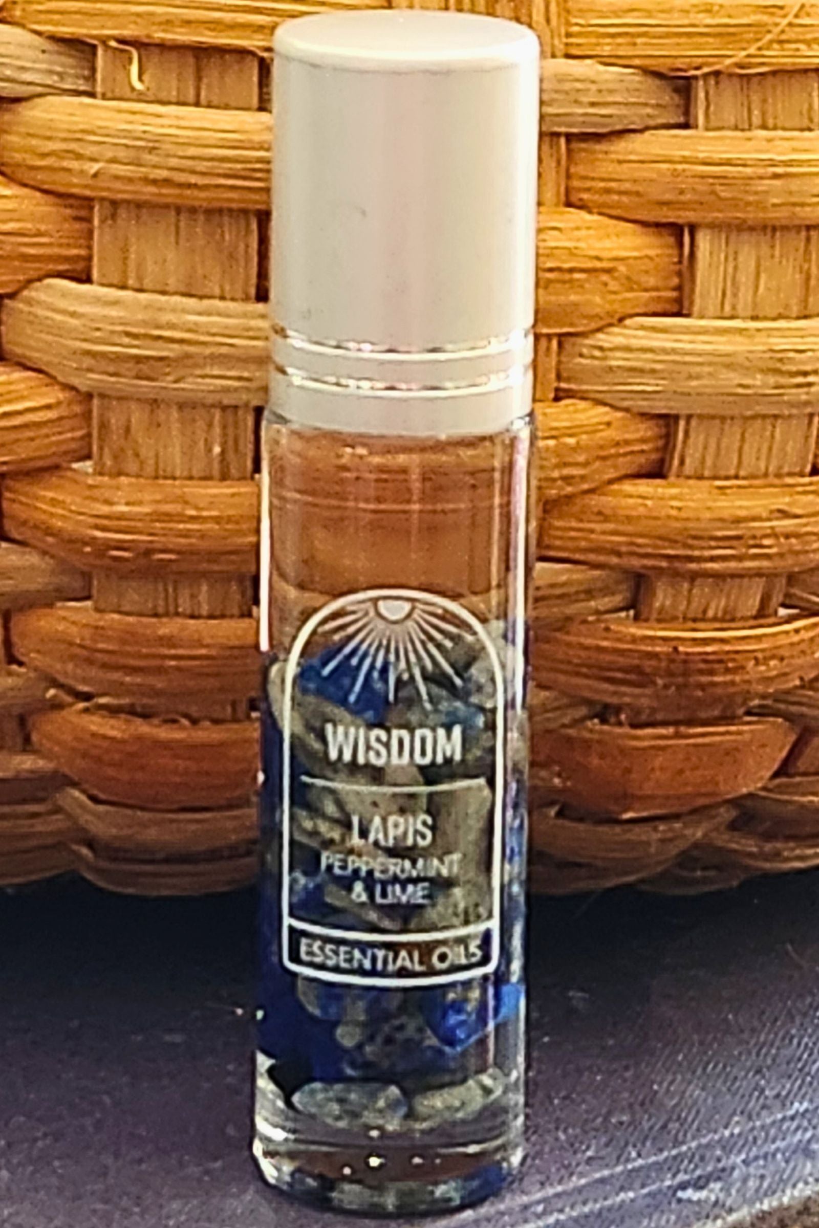 Intuition: Sodalite Crystal Lavender & Frankincense Roll-On Essential Oil