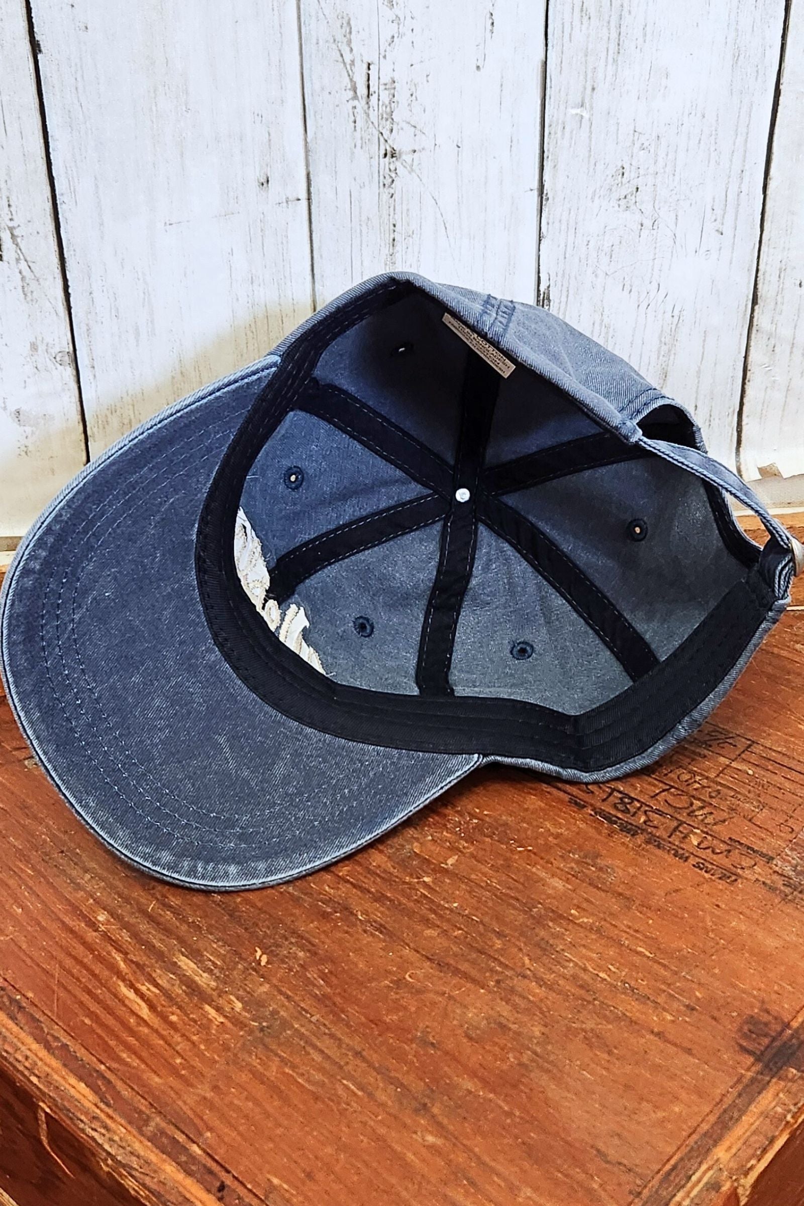 Faded Navy Weston Embroidered Dad Hat