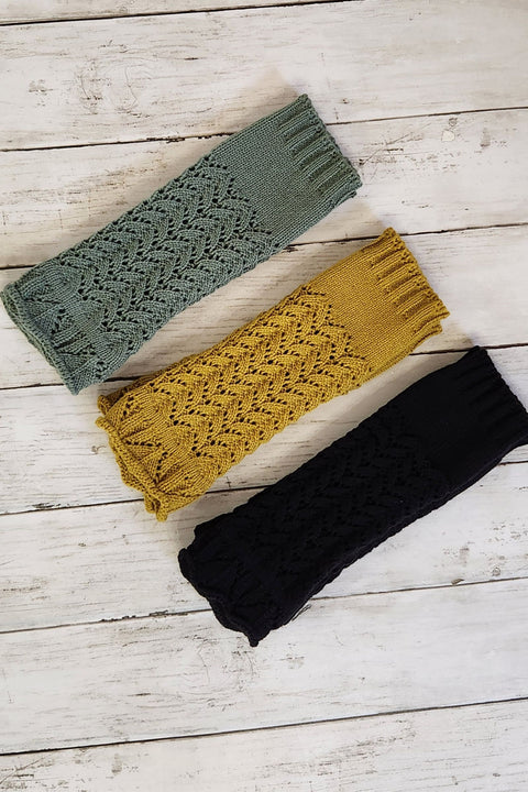 Fingerless Glove Arm Warmers - 3 Colors