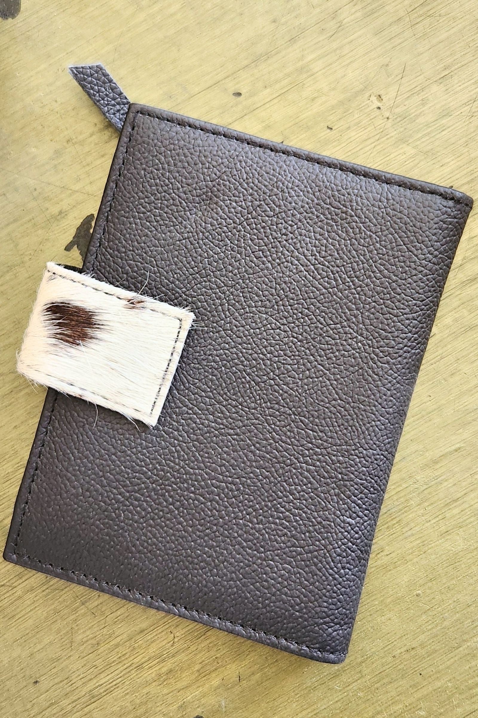 Midnight Black Leather Women's Wallet