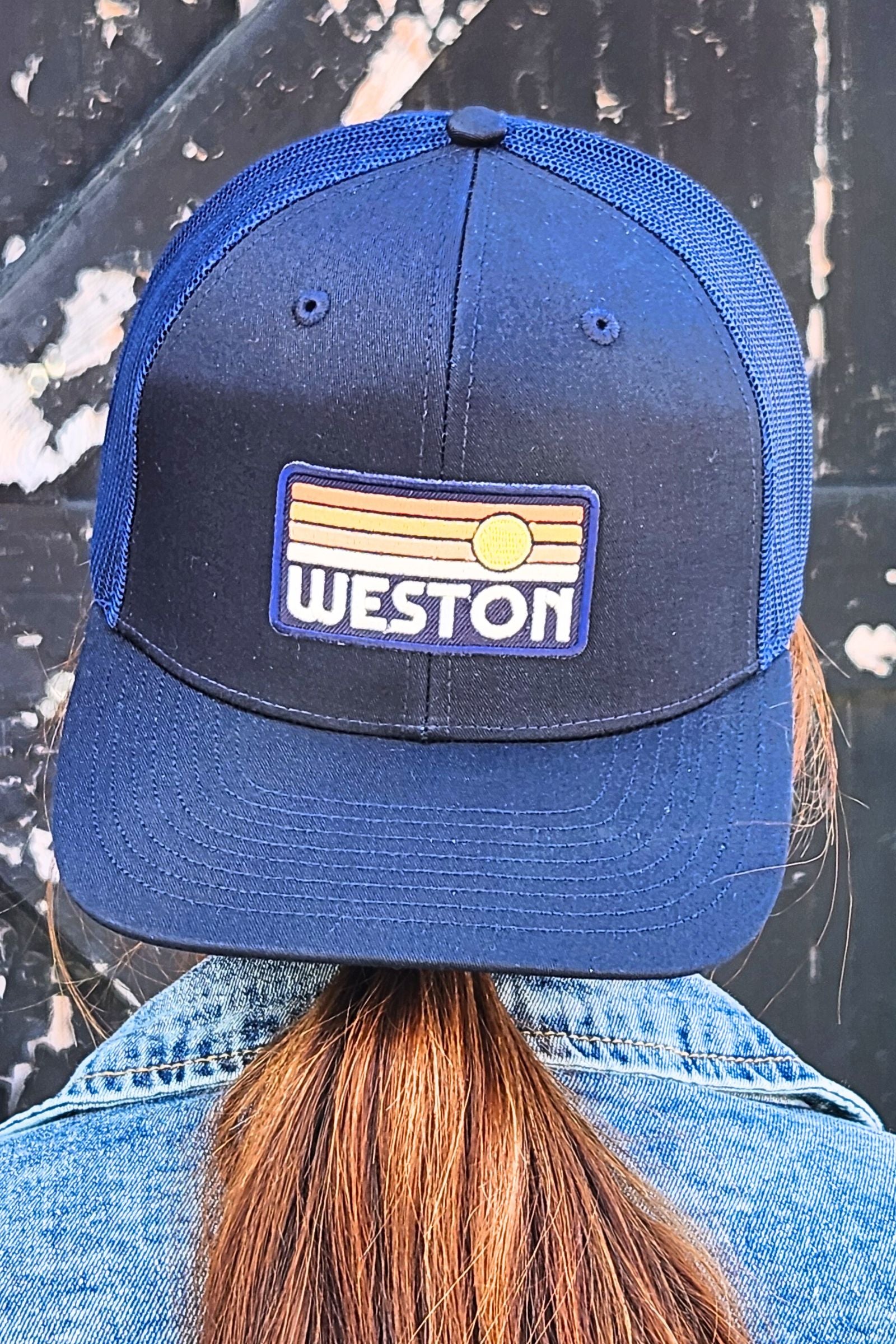 Weston Retro Stripe Sunset Hat