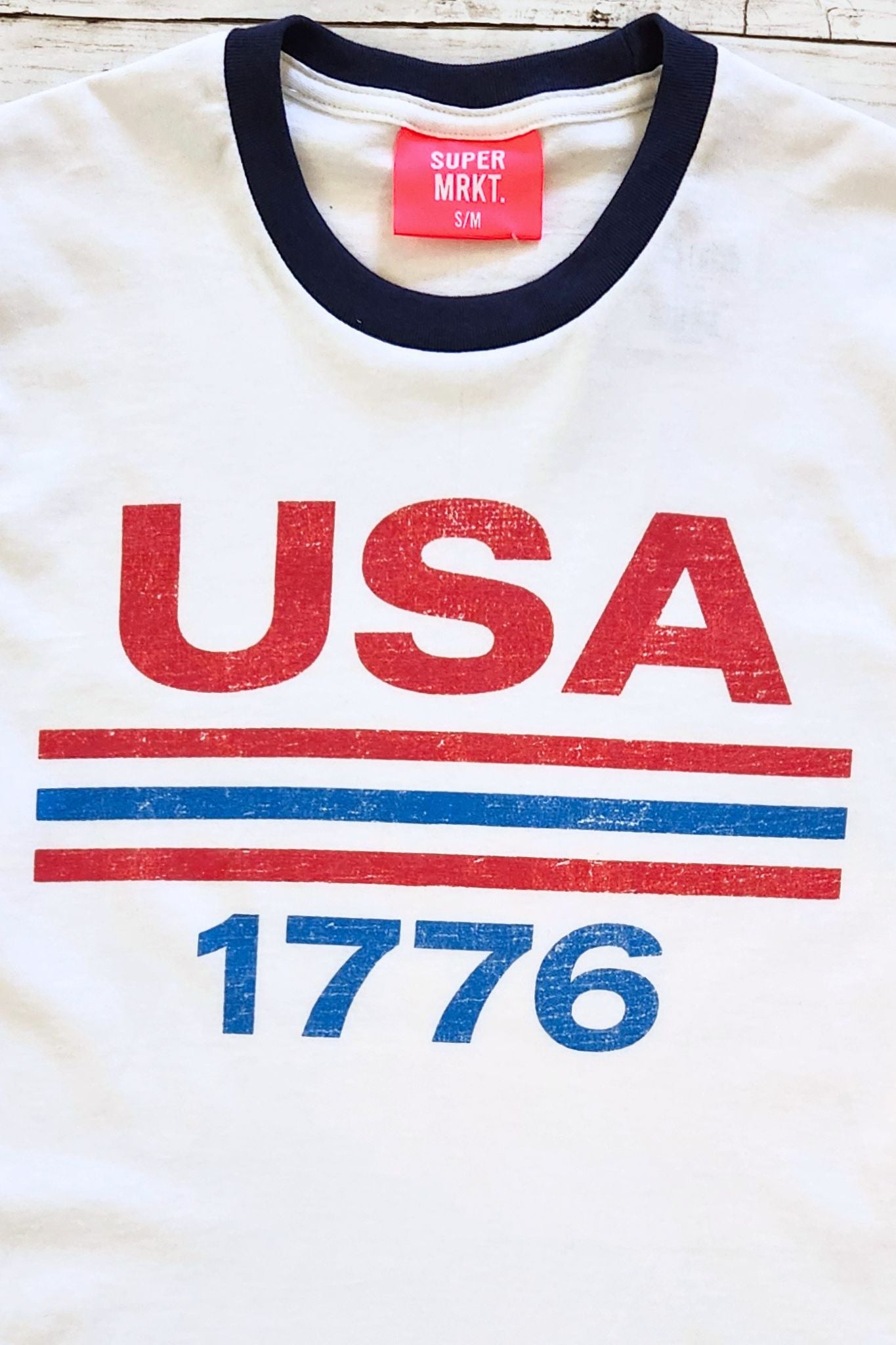 USA 1776 Ringer T Shirt