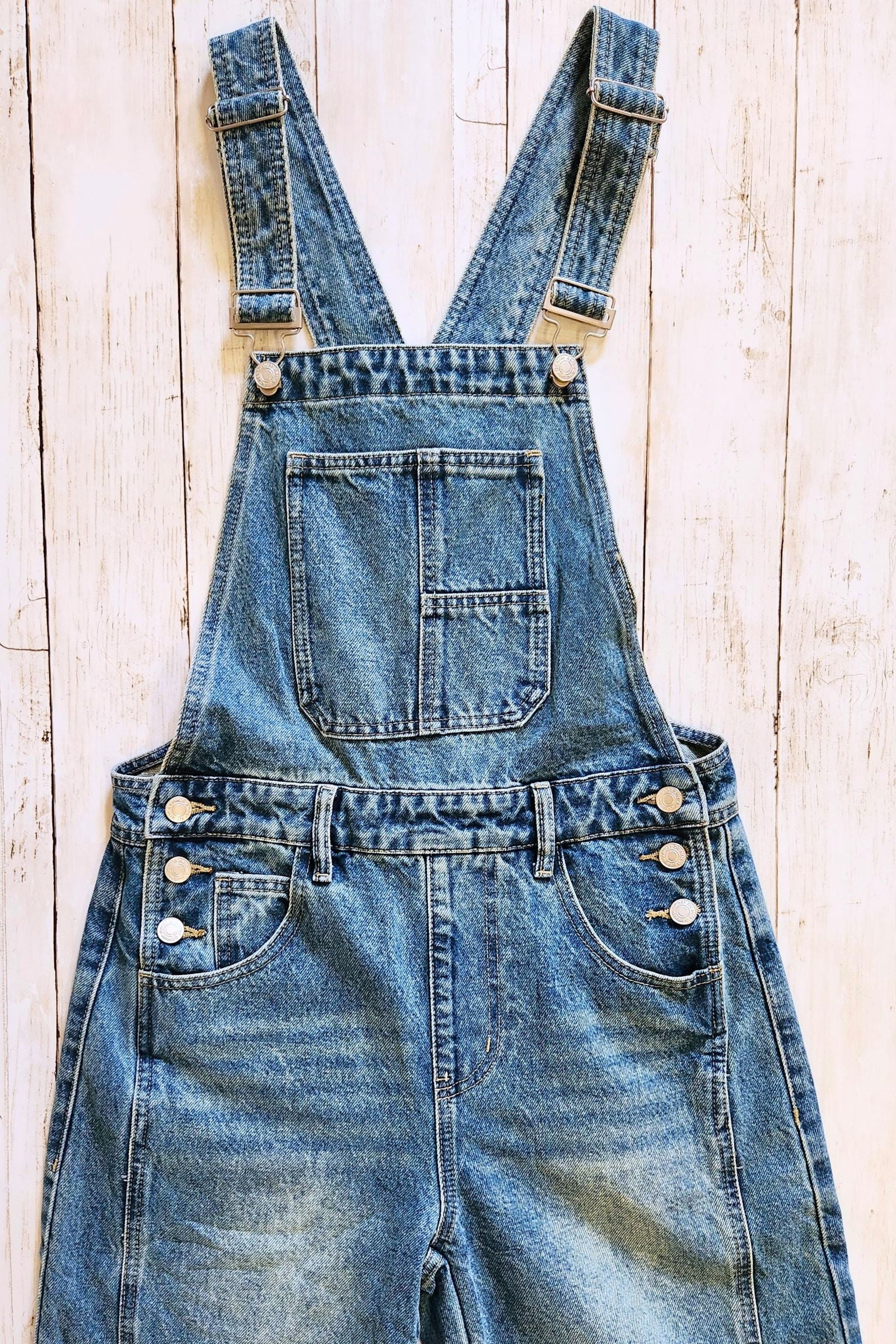 Slouchy Relax Fit Denim Overall