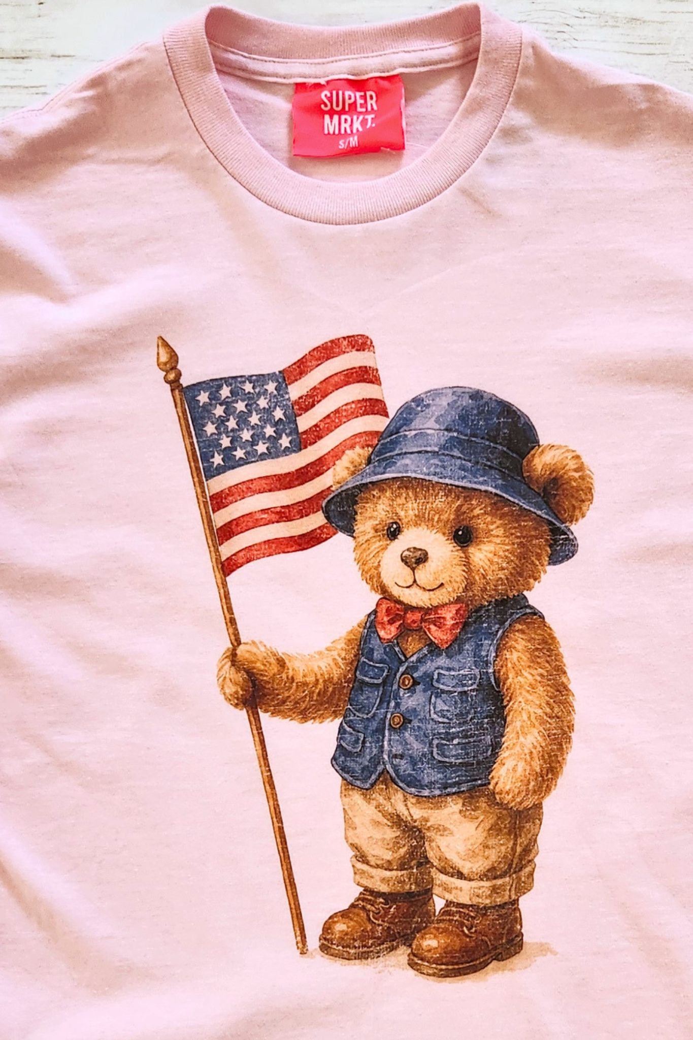 USA Patriotic Teddy Bear T Shirt