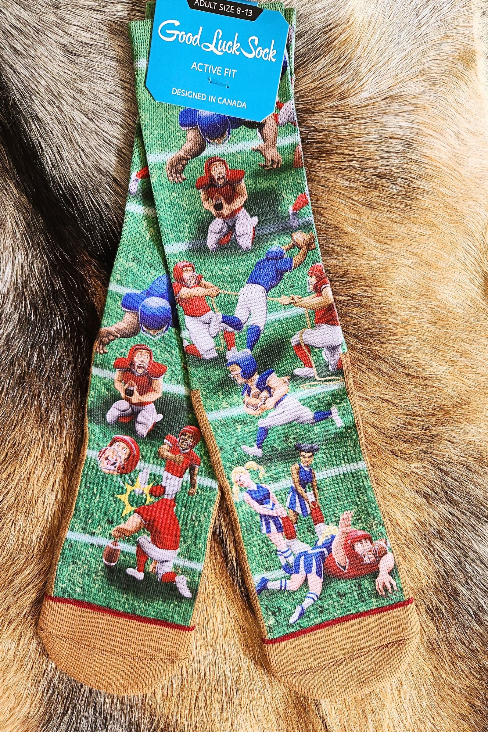 Crazy Football Men's Crew Socks