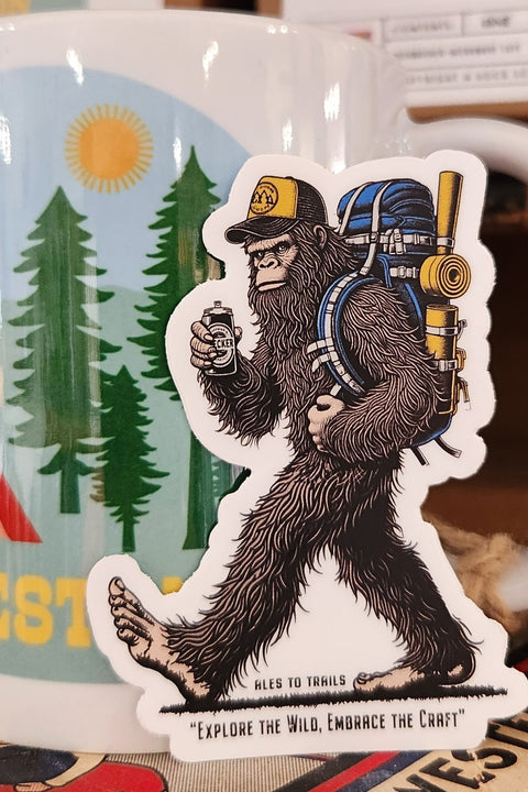 Explore the Wild Bigfoot Sticker