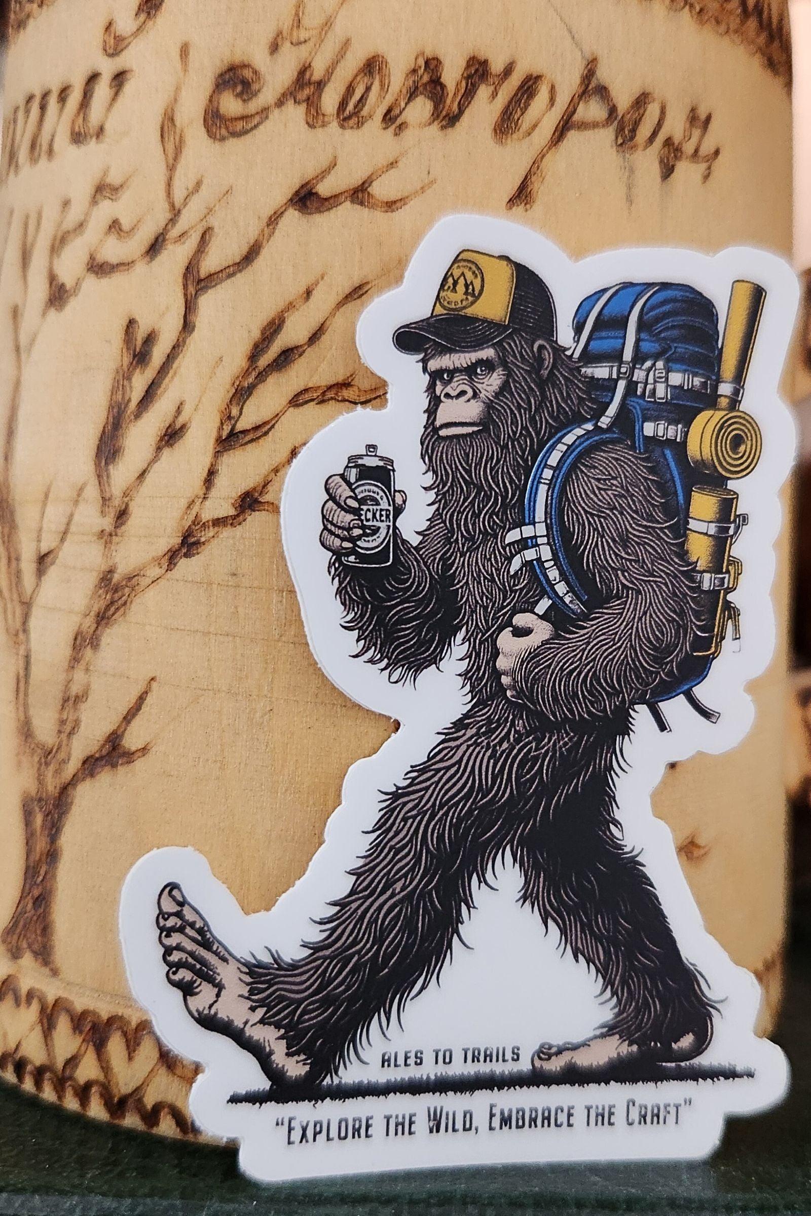 Explore the Wild Bigfoot Sticker