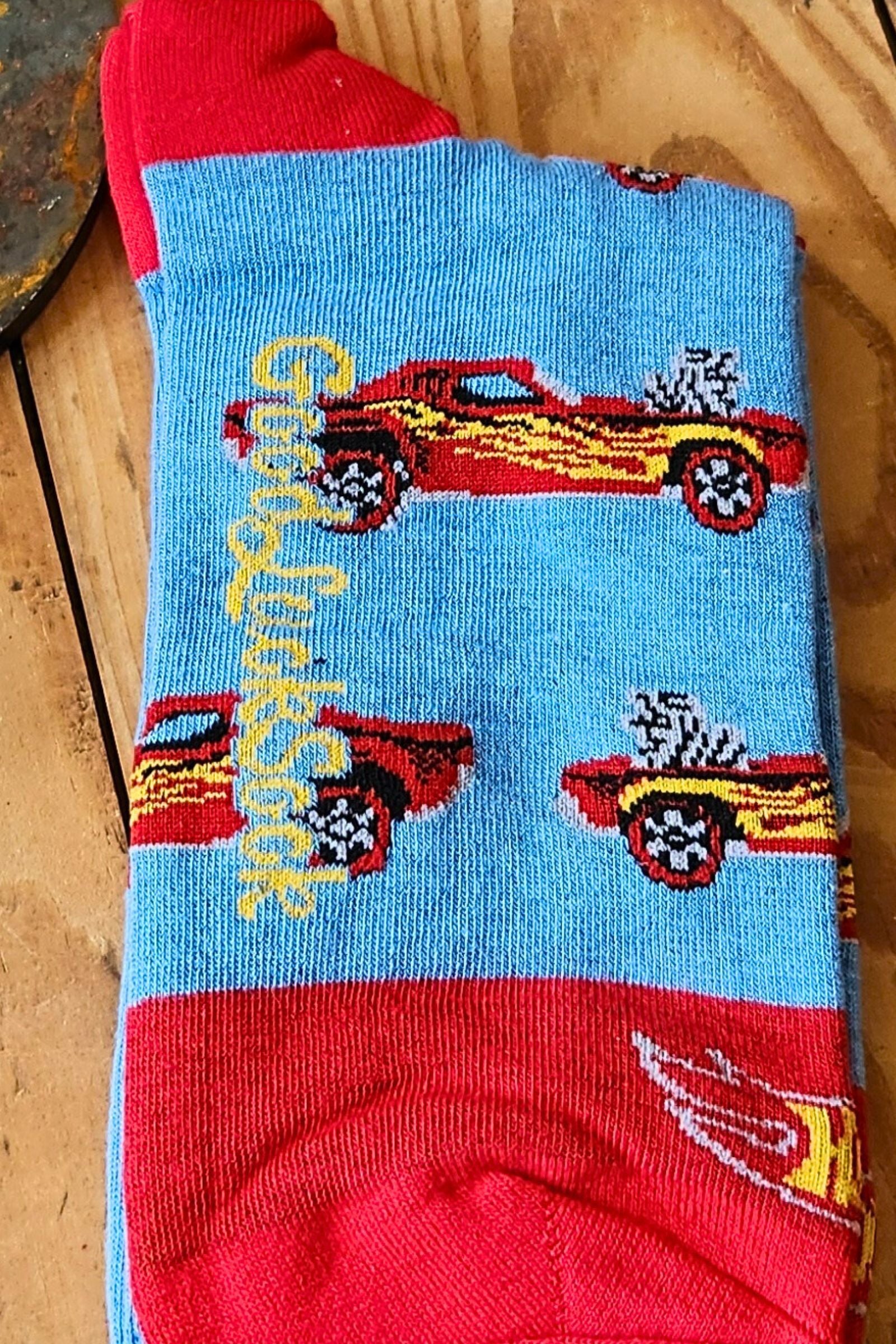 Hot Wheels Hot Rods Men's Crew Socks