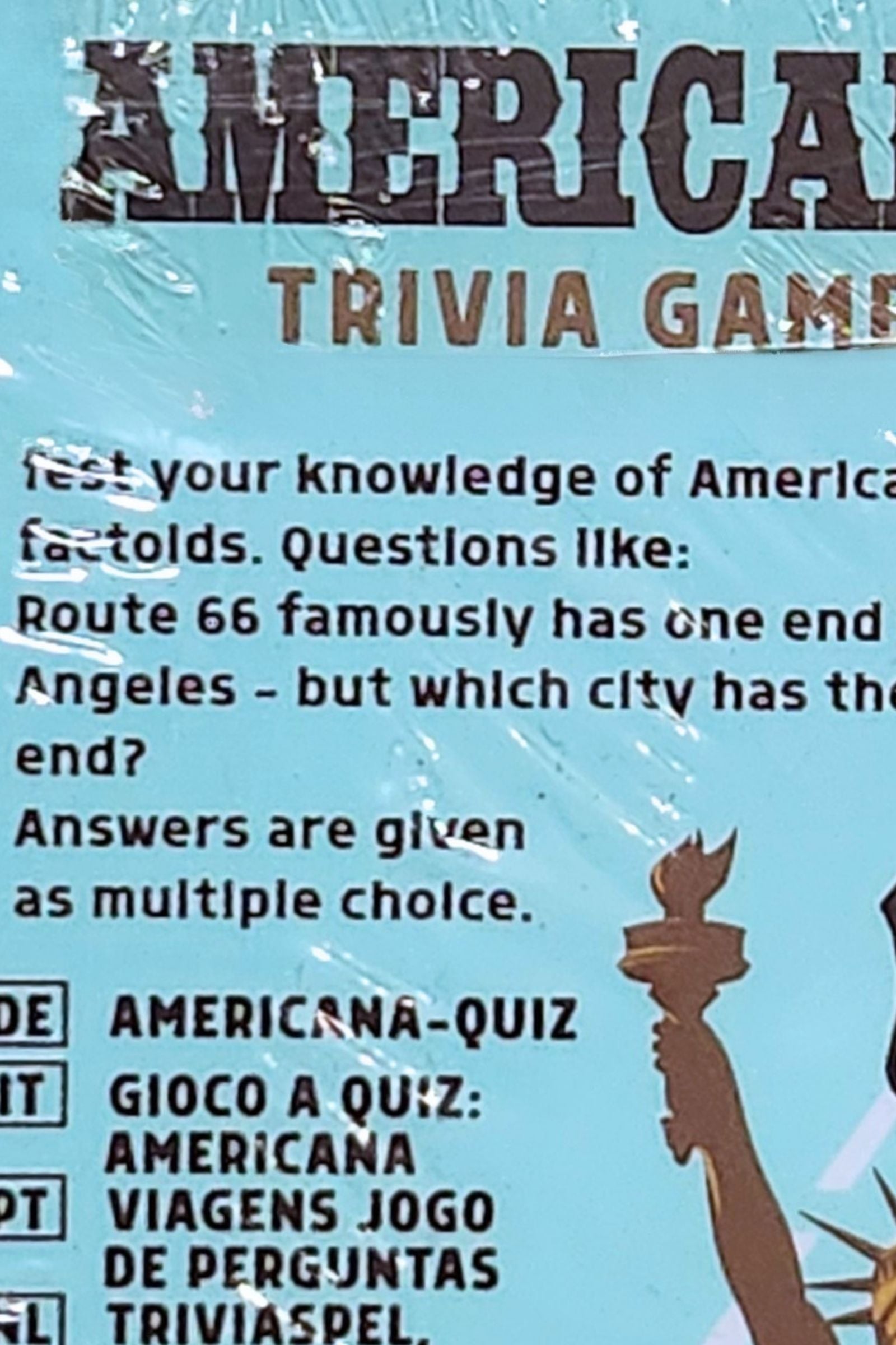 Americana Trivia Game