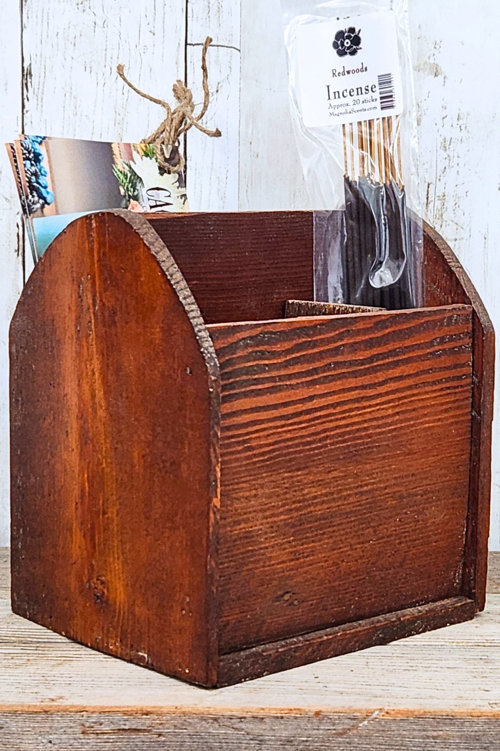 Vintage Wood Organizer