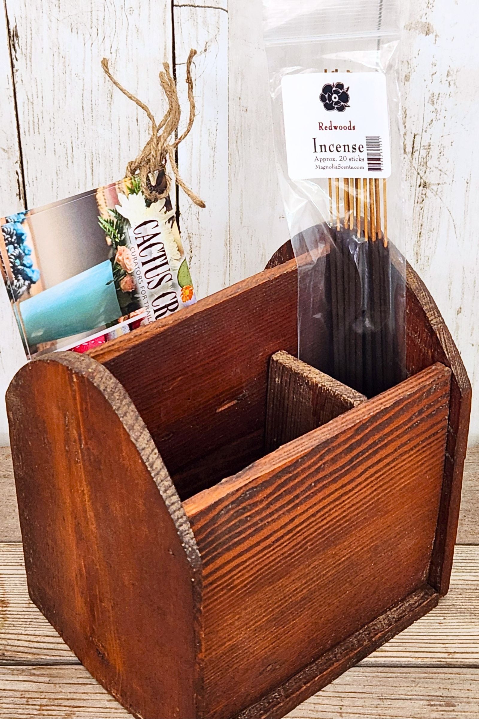 Vintage Wood Organizer